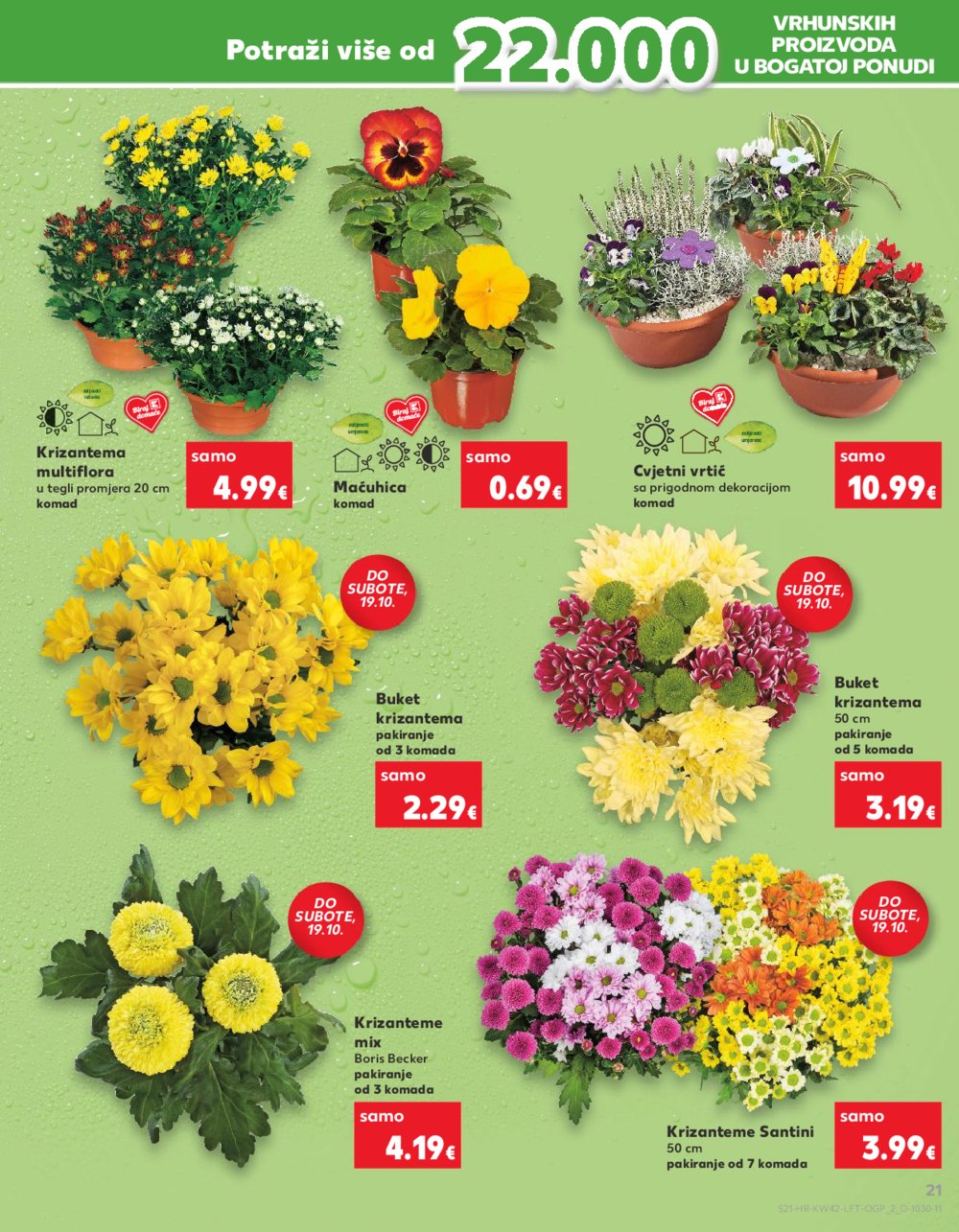 Kaufland katalog Akcija 16.10.-22.10.2024. VG, Rv, Ma, Vu, Po, Vo