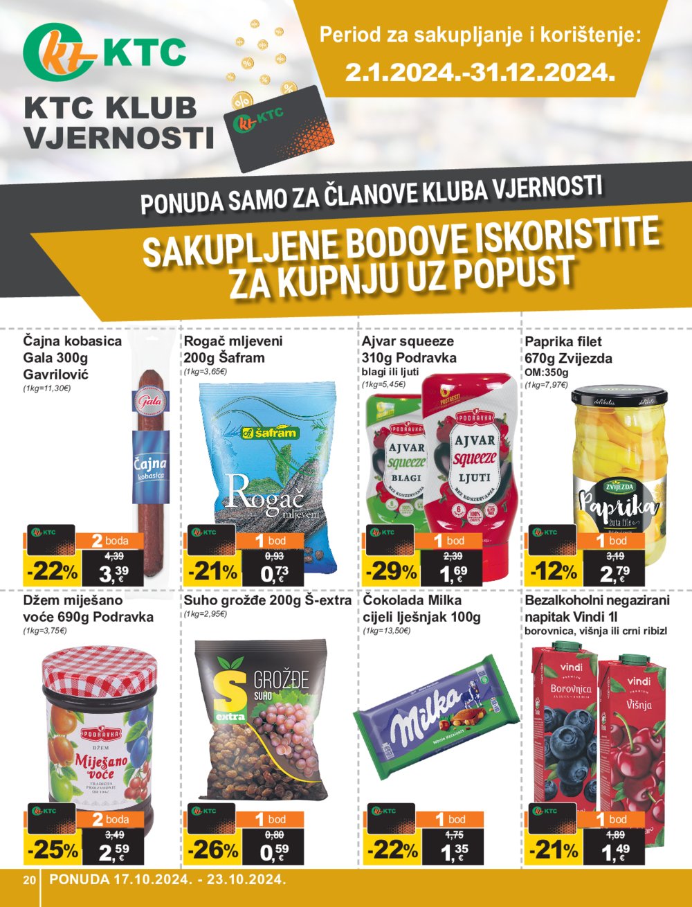 KTC katalog Široka potrošnja 17.10.-23.10.2024.