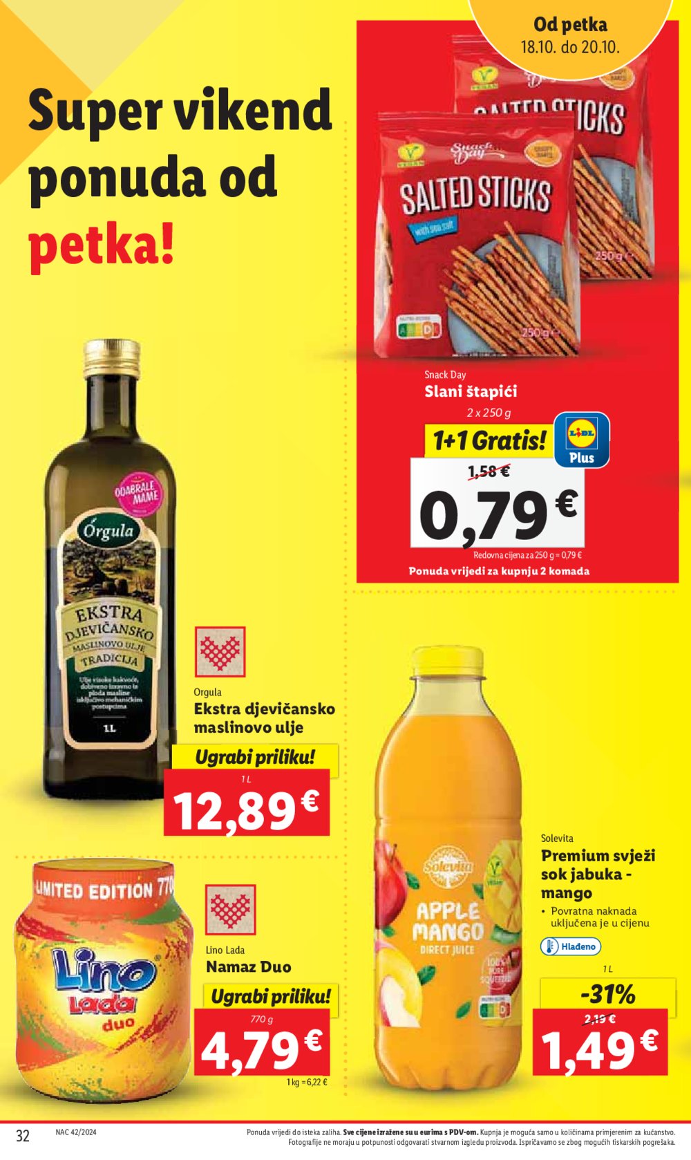 Lidl katalog Super ponuda od četvrtka 17.10.-20.10.2024.