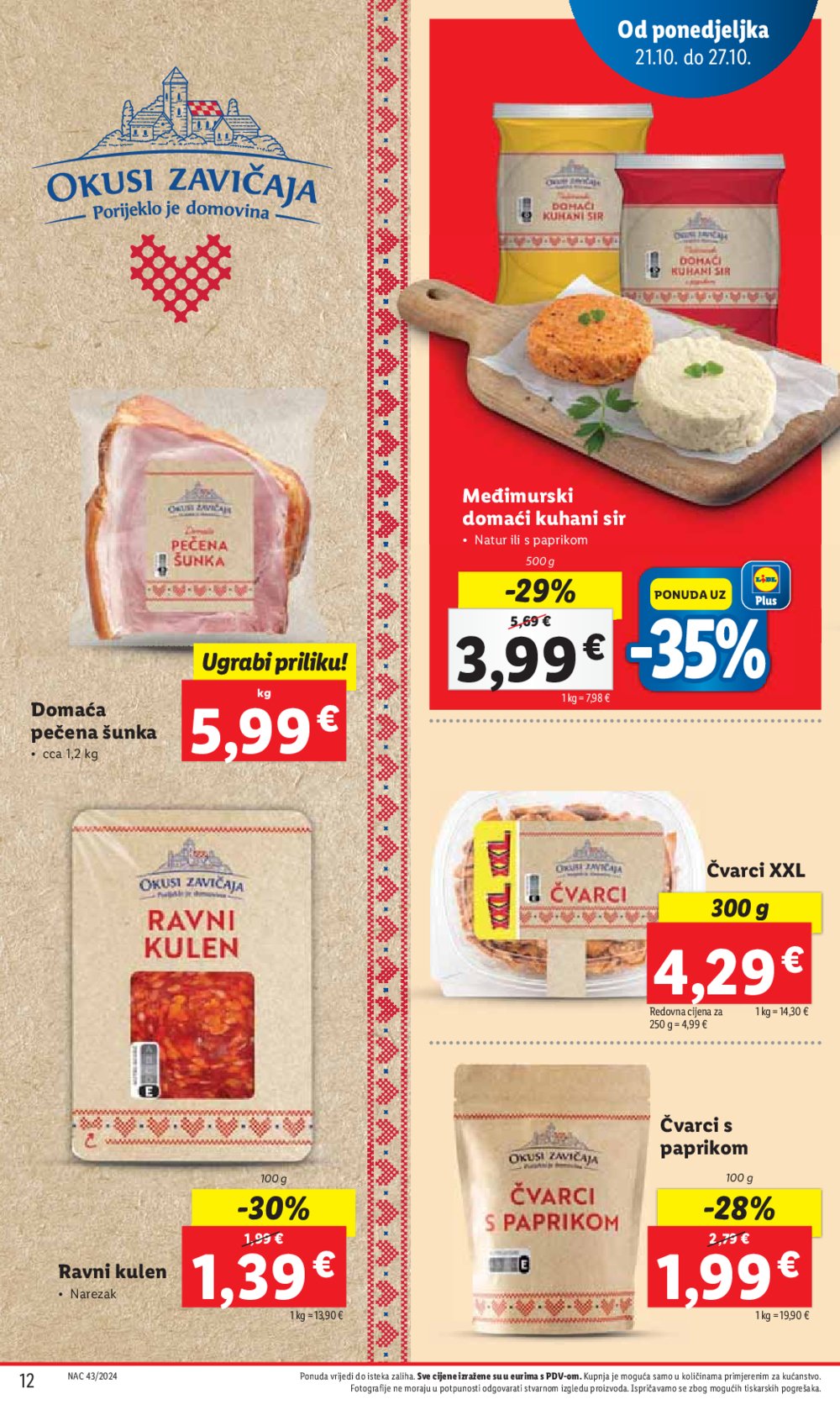 Lidl katalog Super ponuda od ponedjeljka 21.10.-27.10.2024.