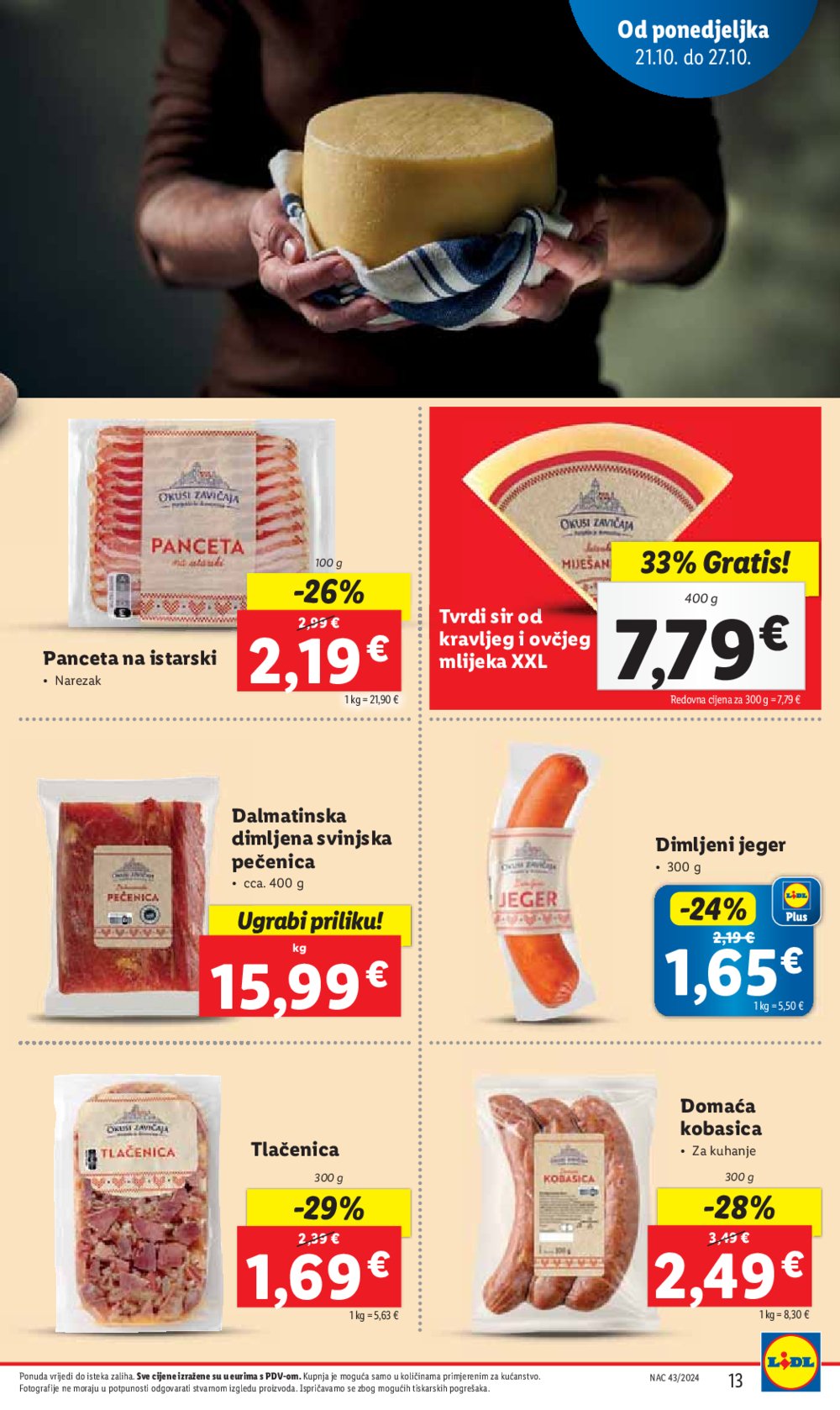 Lidl katalog Super ponuda od ponedjeljka 21.10.-27.10.2024.