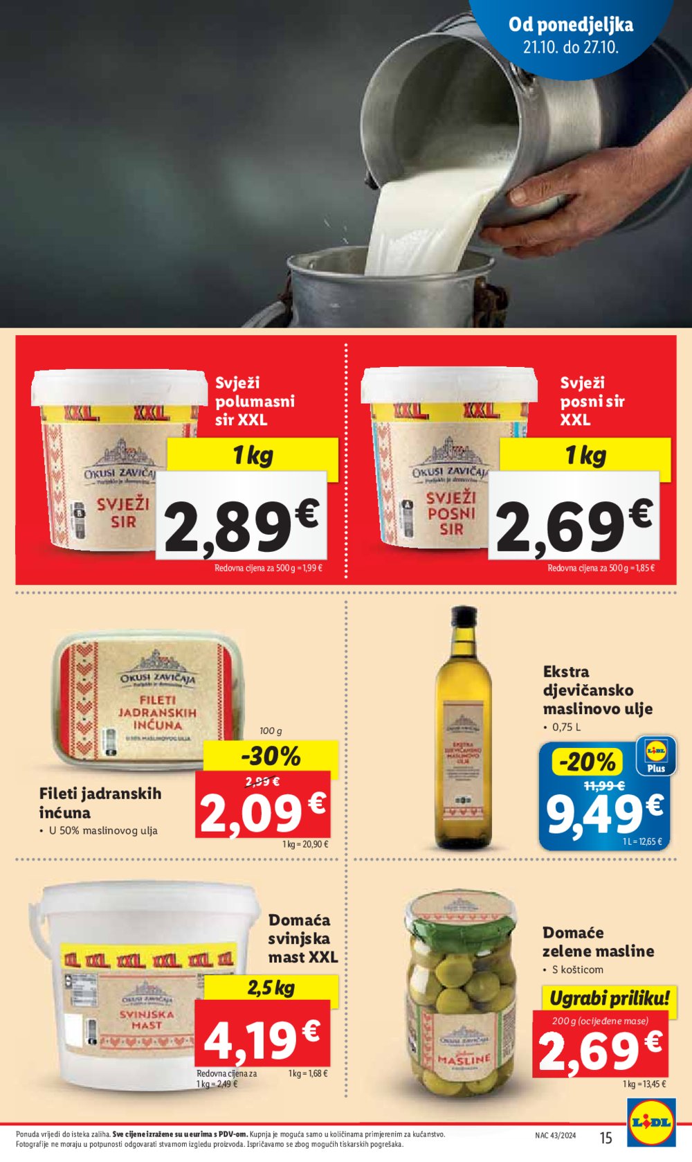 Lidl katalog Super ponuda od ponedjeljka 21.10.-27.10.2024.