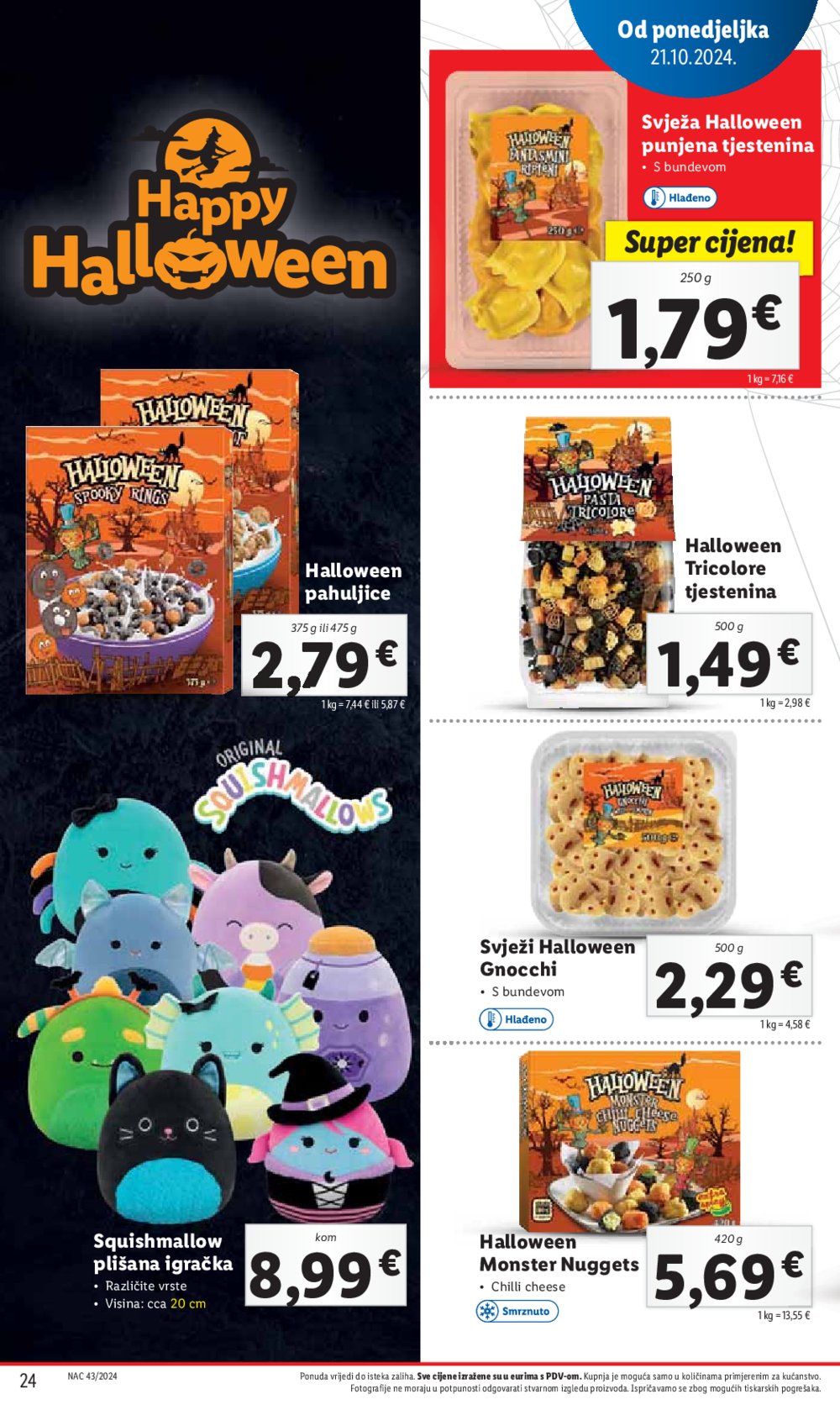 Lidl katalog Super ponuda od ponedjeljka 21.10.-27.10.2024.