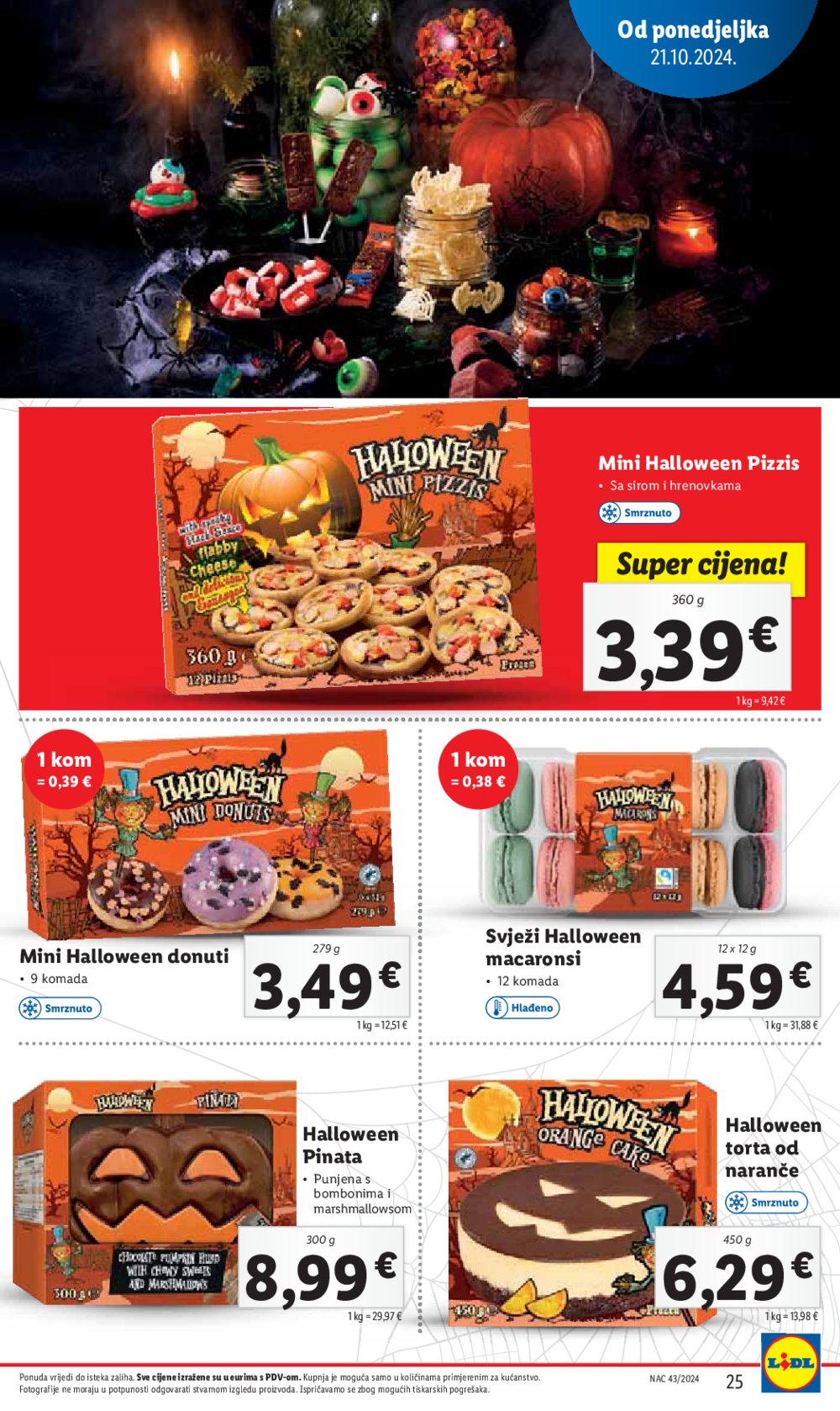 Lidl katalog Super ponuda od ponedjeljka 21.10.-27.10.2024.