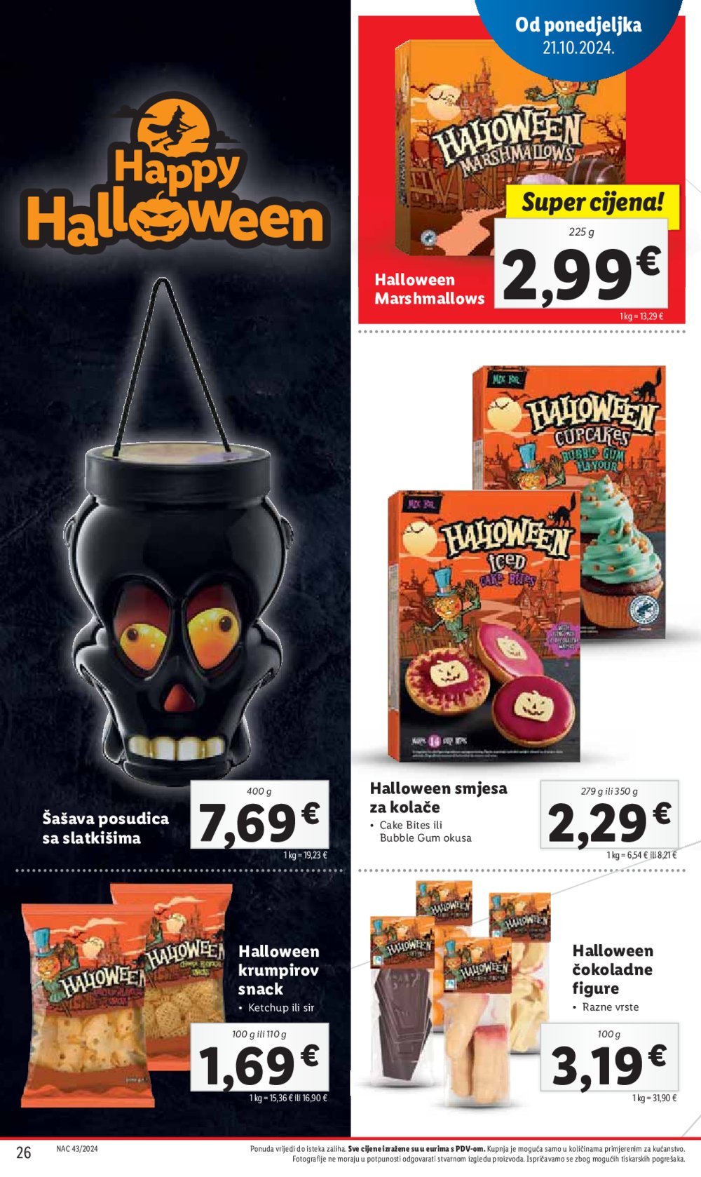 Lidl katalog Super ponuda od ponedjeljka 21.10.-27.10.2024.