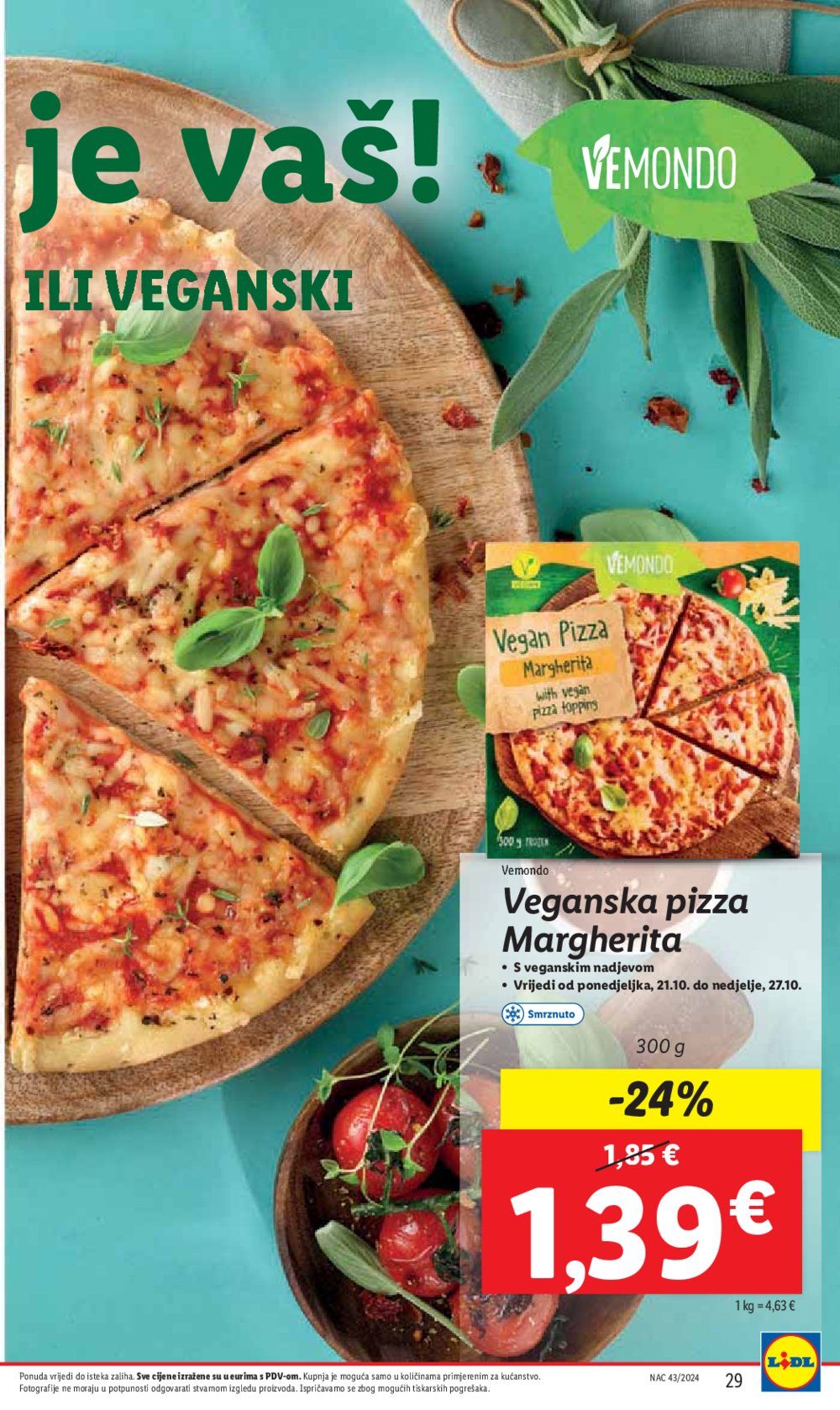 Lidl katalog Super ponuda od ponedjeljka 21.10.-27.10.2024.