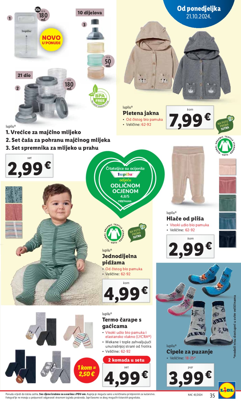 Lidl katalog Super ponuda od ponedjeljka 21.10.-27.10.2024.