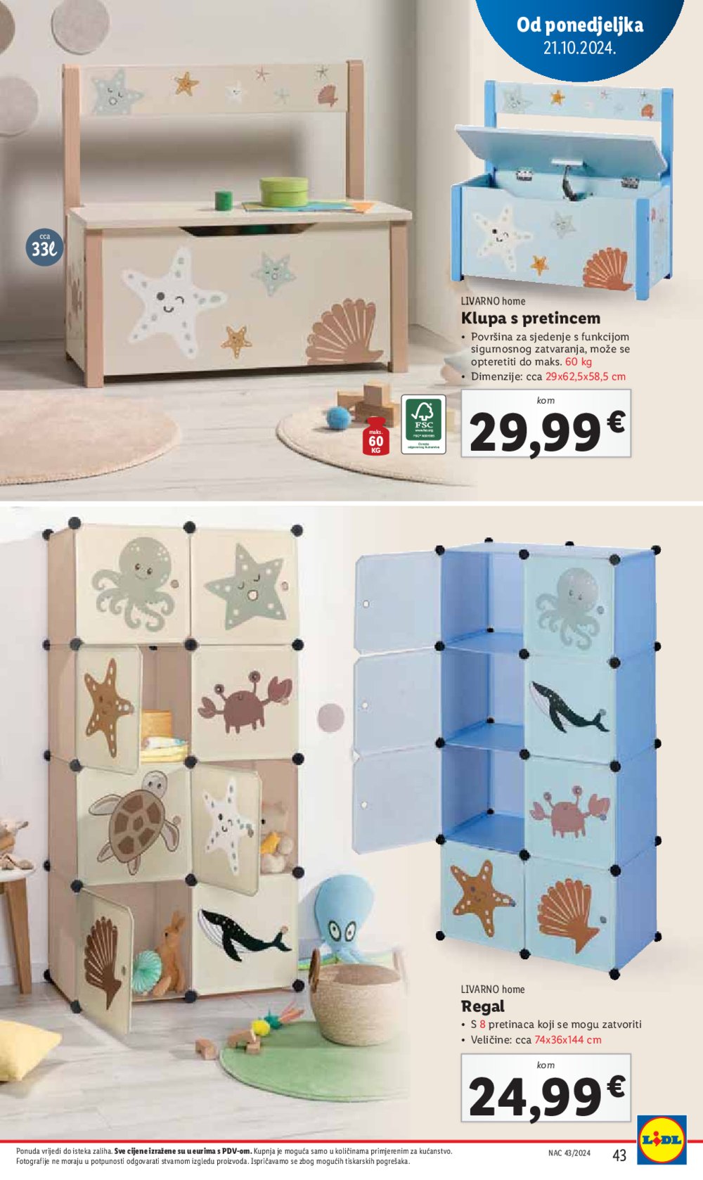 Lidl katalog Super ponuda od ponedjeljka 21.10.-27.10.2024.