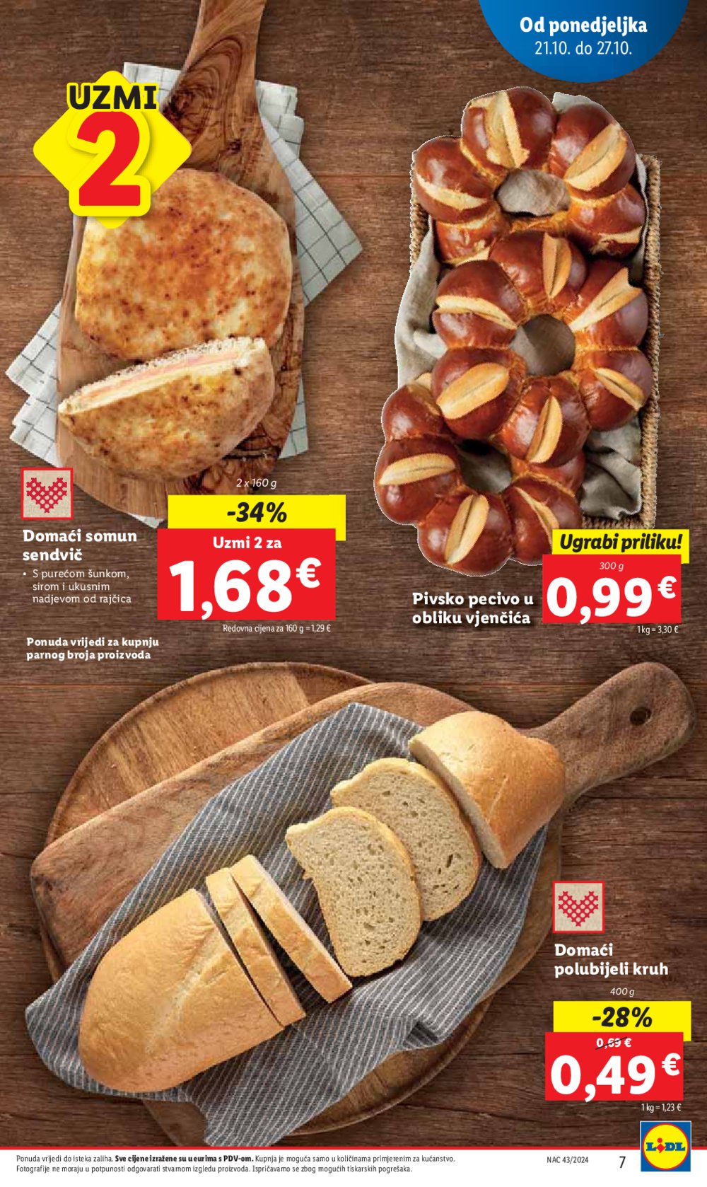 Lidl katalog Super ponuda od ponedjeljka 21.10.-27.10.2024.