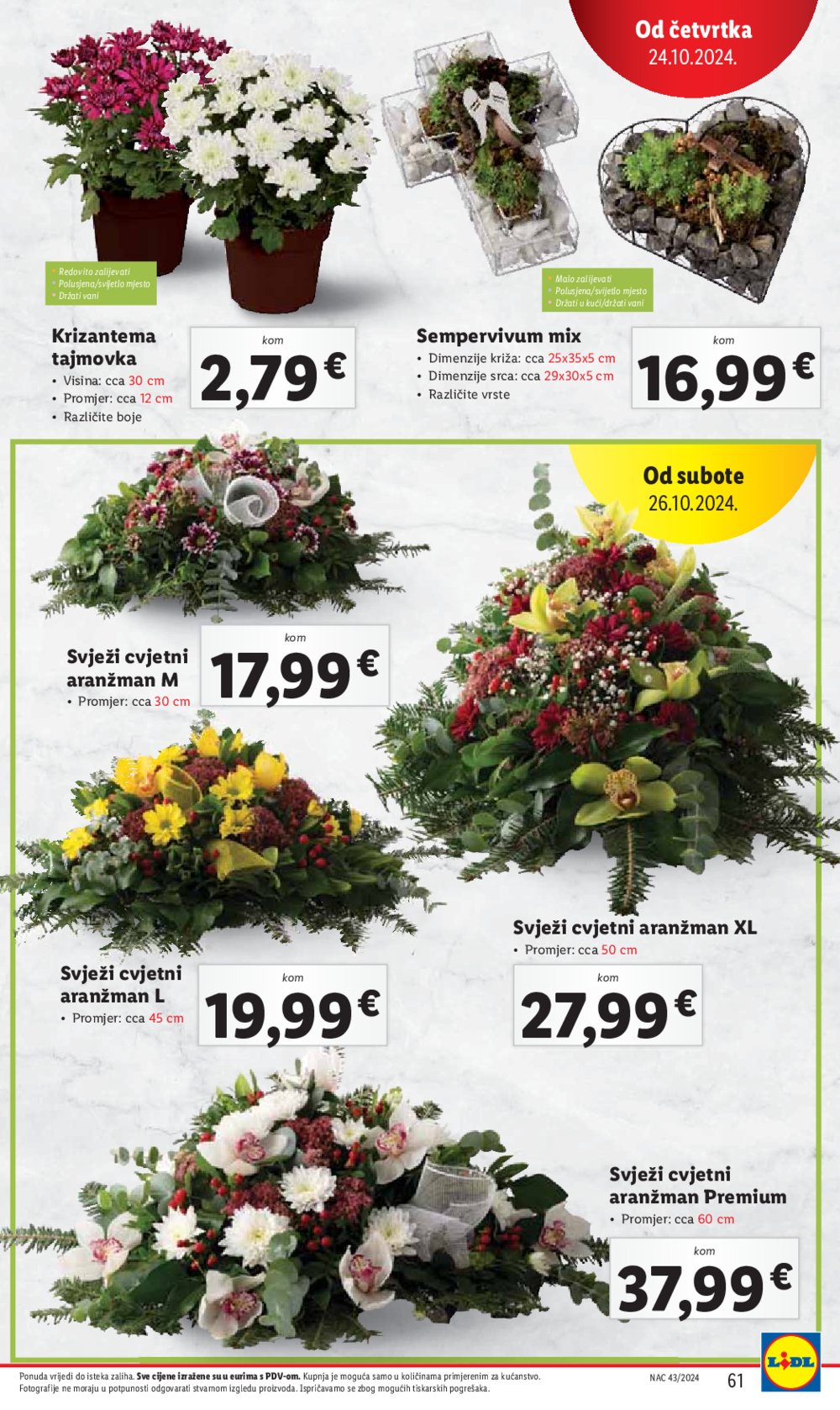 Lidl katalog Super ponuda od ponedjeljka 21.10.-27.10.2024.