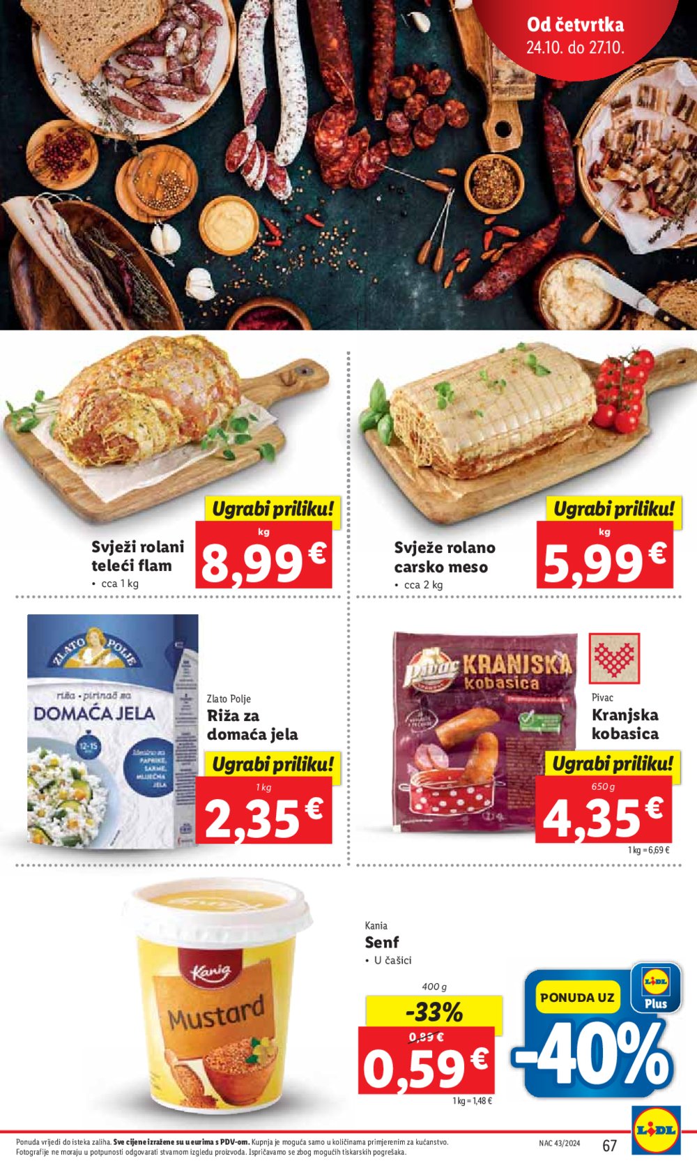 Lidl katalog Super ponuda od ponedjeljka 21.10.-27.10.2024.