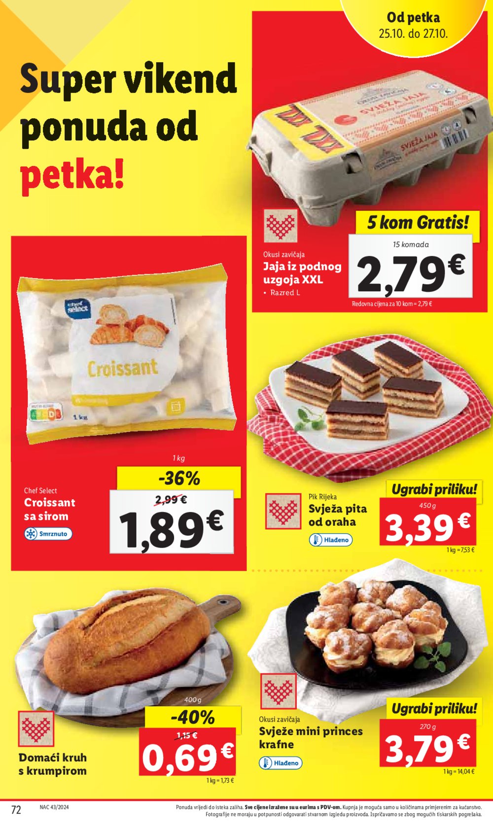 Lidl katalog Super ponuda od ponedjeljka 21.10.-27.10.2024.