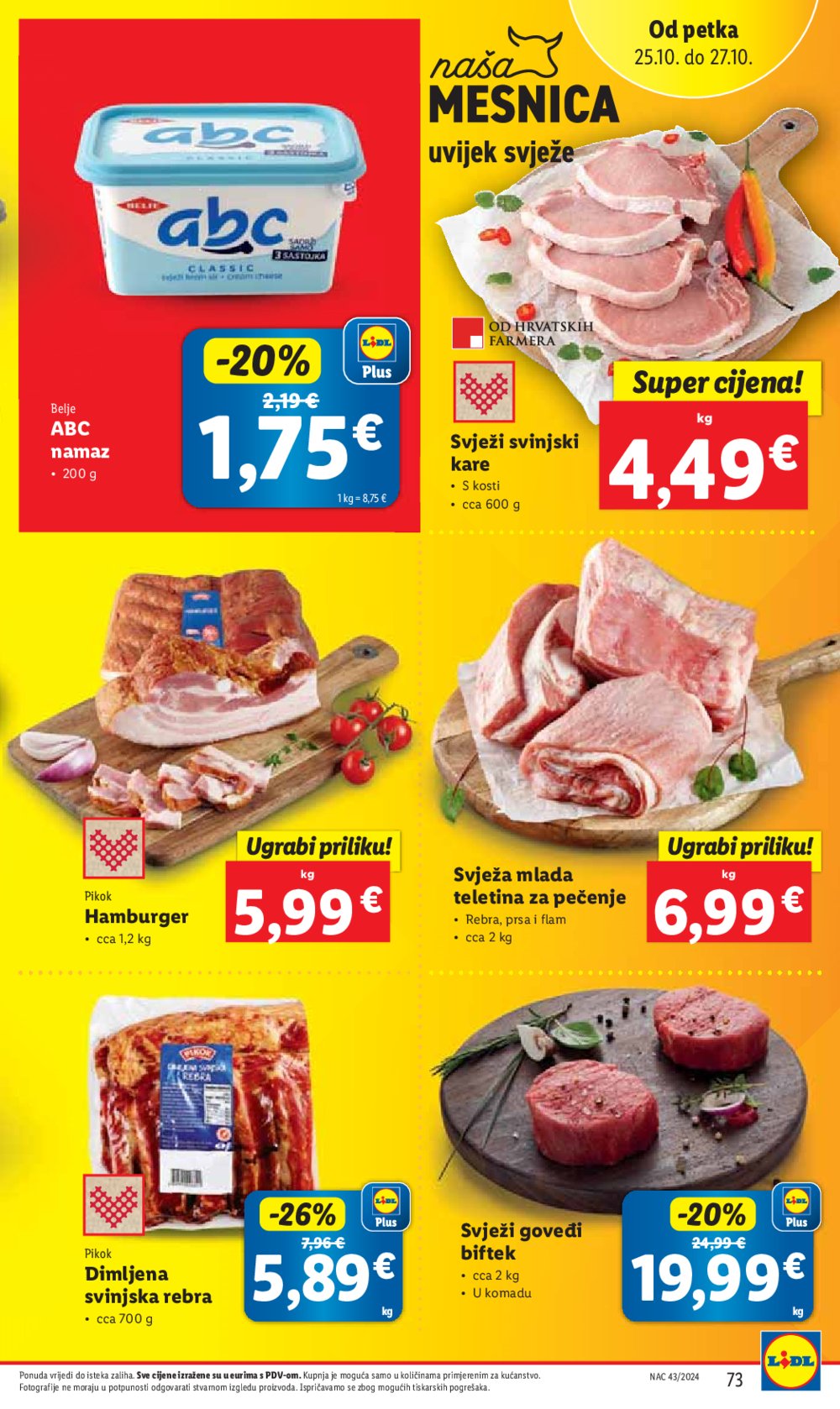 Lidl katalog Super ponuda od ponedjeljka 21.10.-27.10.2024.