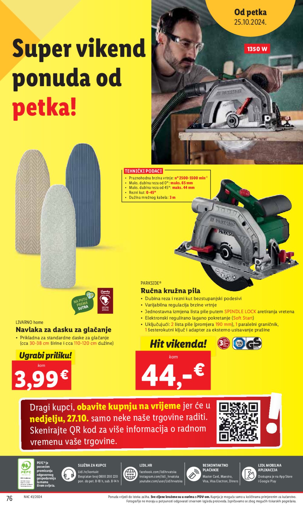 Lidl katalog Super ponuda od ponedjeljka 21.10.-27.10.2024.