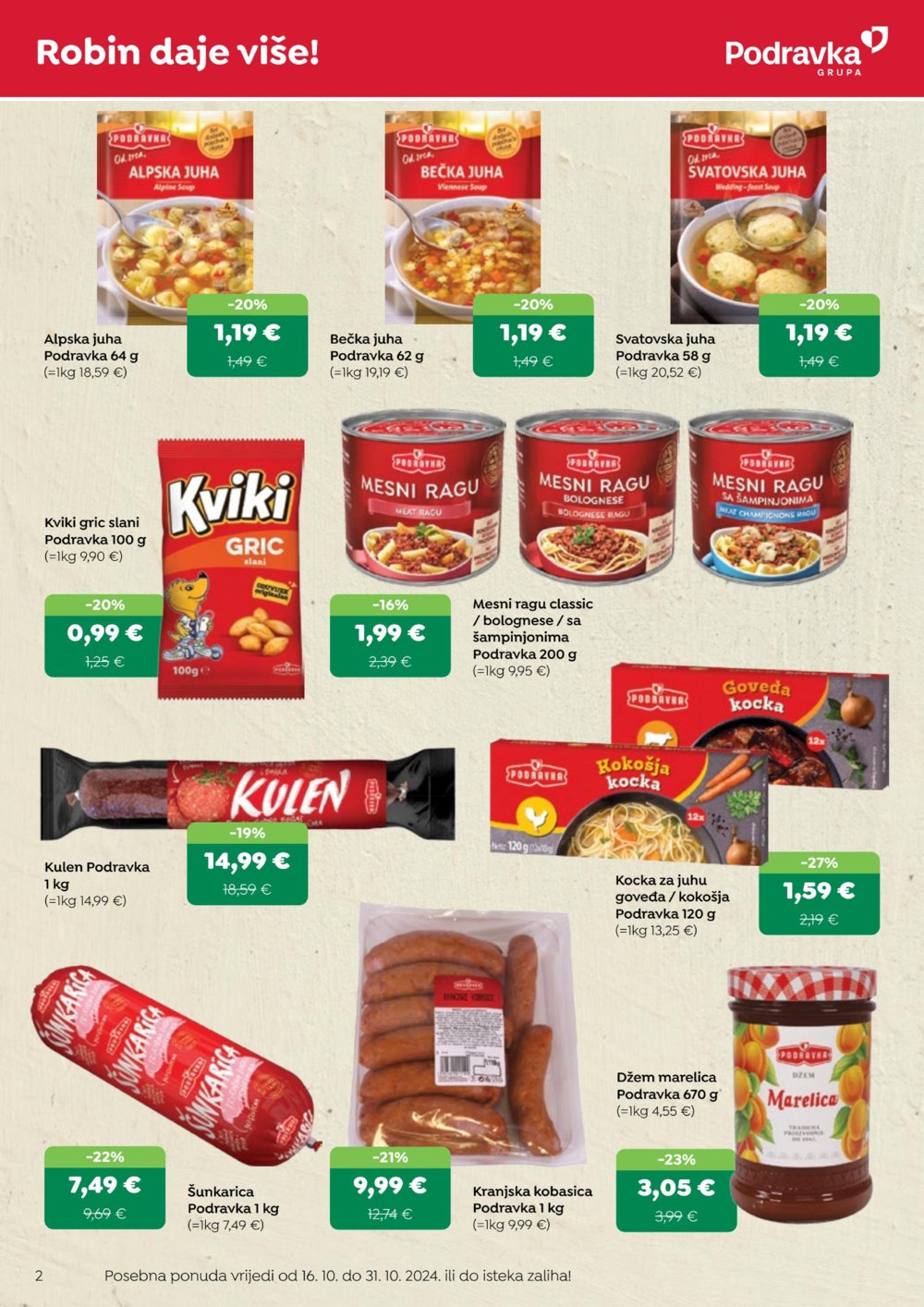 Robin katalog Akcija 16.10.-31.10.2024.