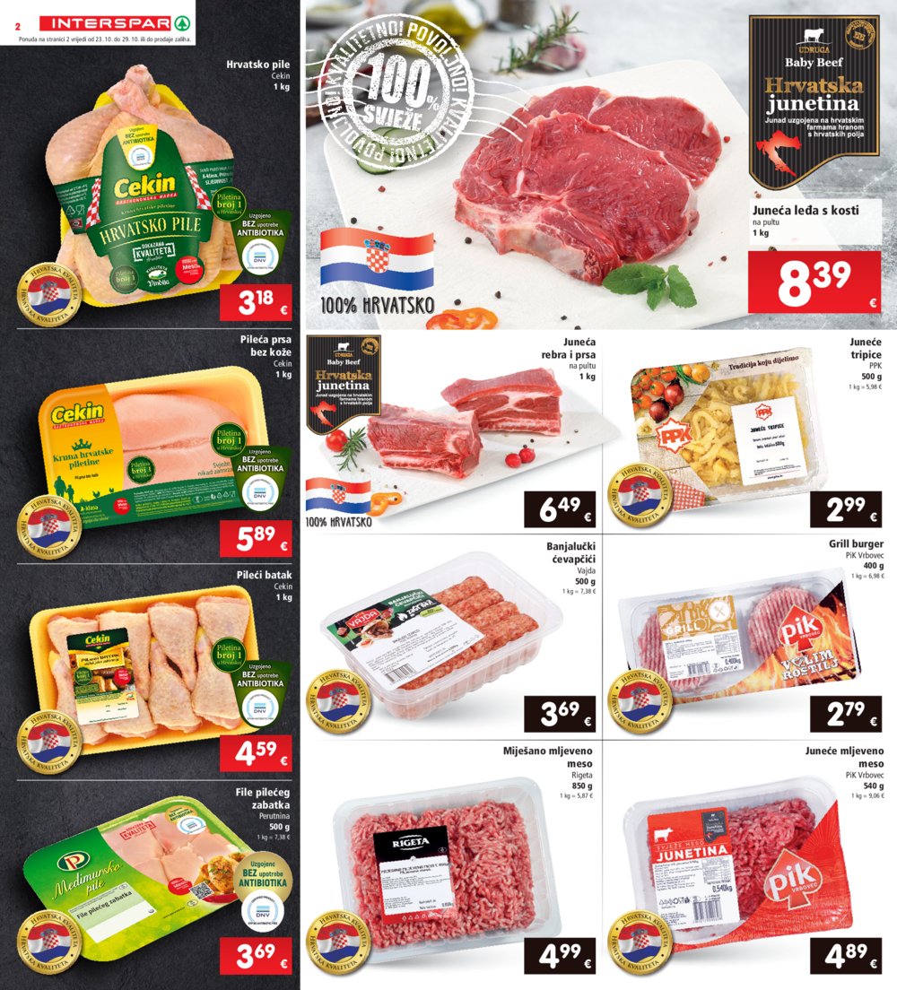 INTERSPAR katalog Akcija 23.10.-29.10.2024.