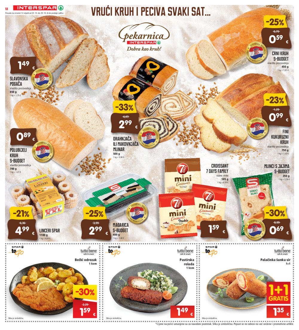 INTERSPAR katalog Akcija 23.10.-29.10.2024.