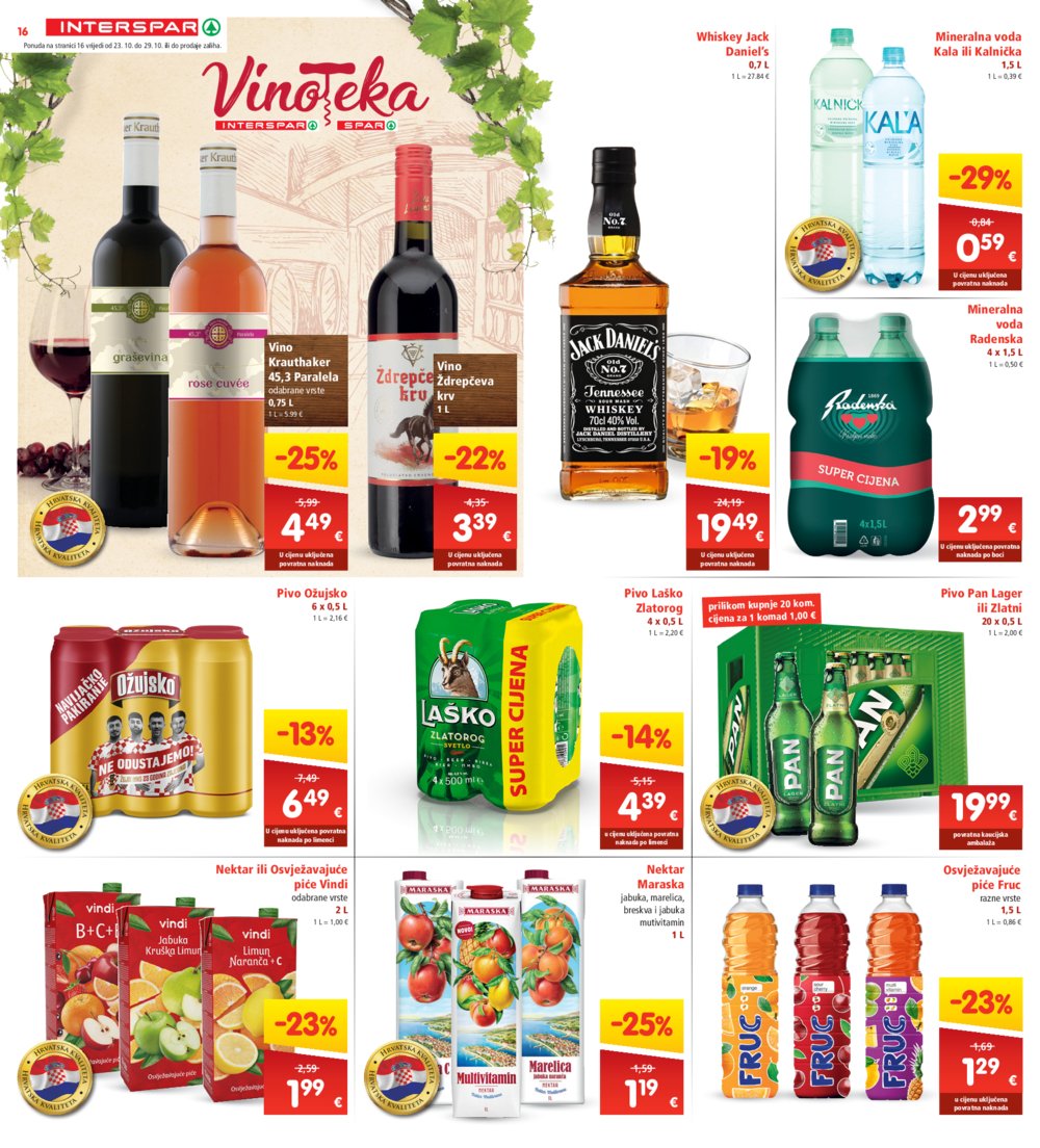 INTERSPAR katalog Akcija 23.10.-29.10.2024.