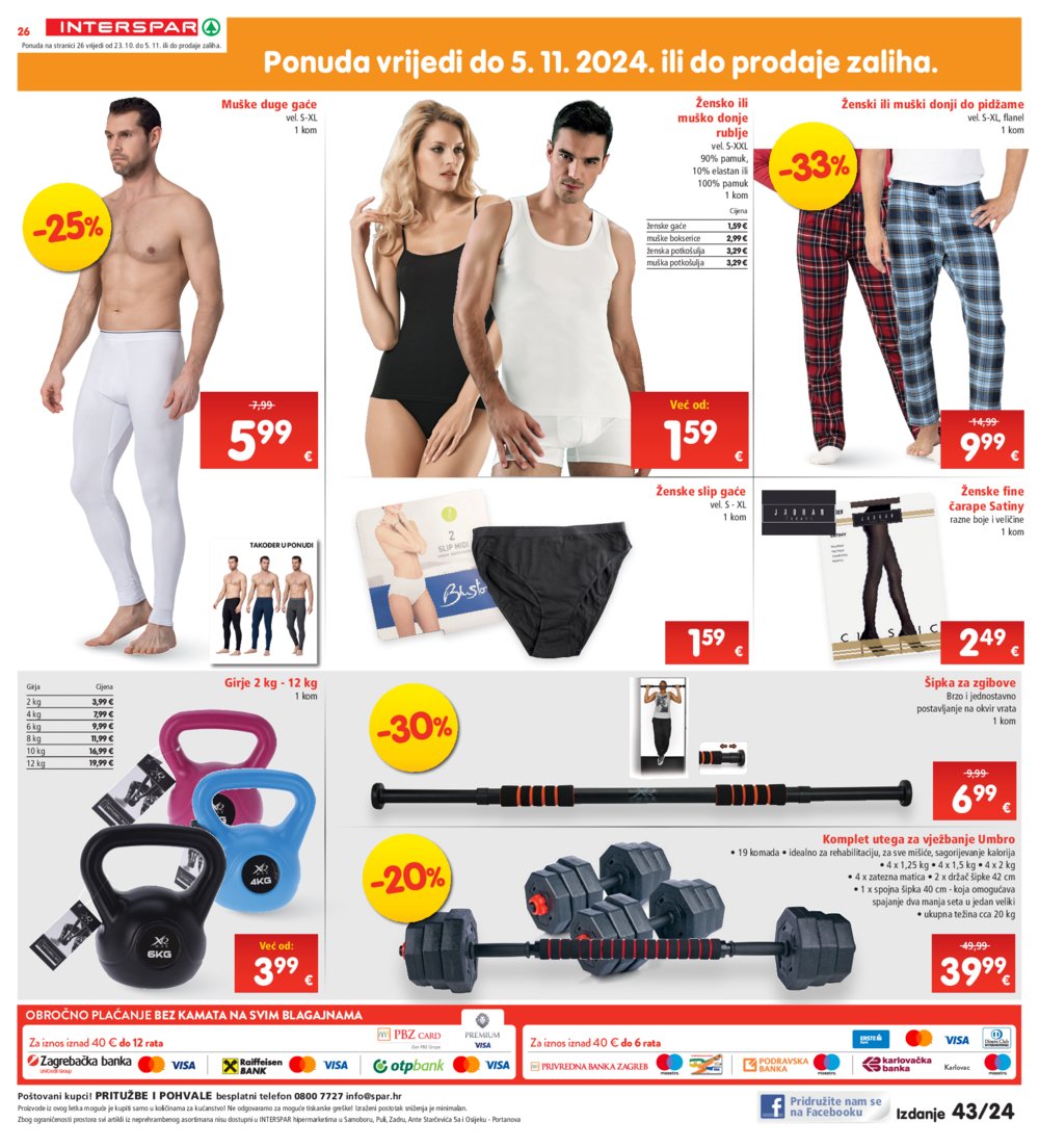 INTERSPAR katalog Akcija 23.10.-29.10.2024.