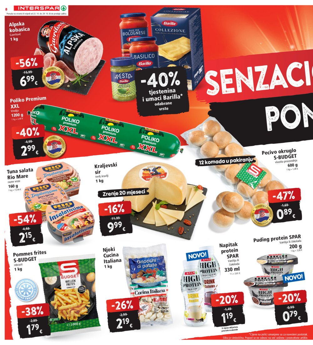 INTERSPAR katalog Akcija 23.10.-29.10.2024.