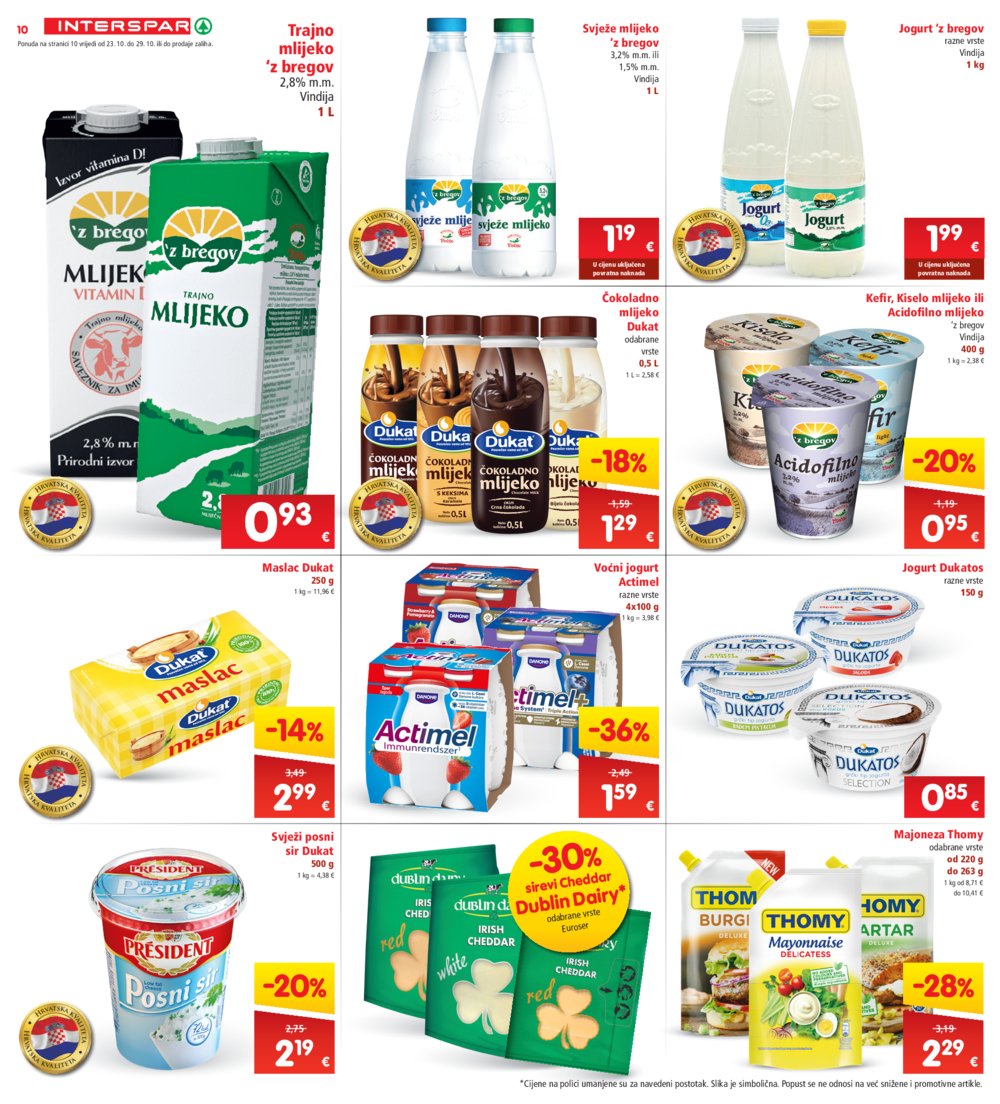 INTERSPAR katalog Akcija 23.10.-29.10.2024.