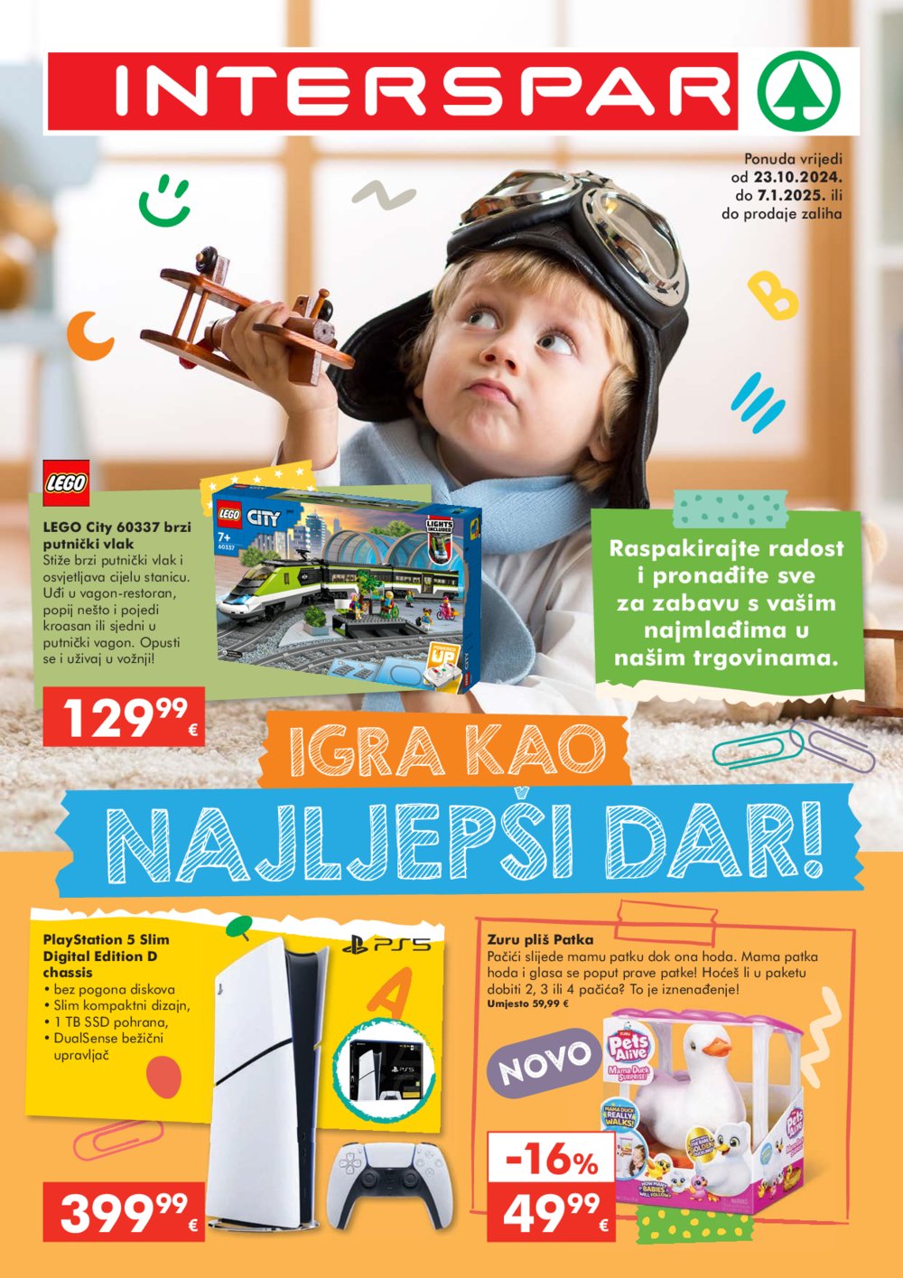 INTERSPAR katalog Igračke 23.10.-07.01.2025.