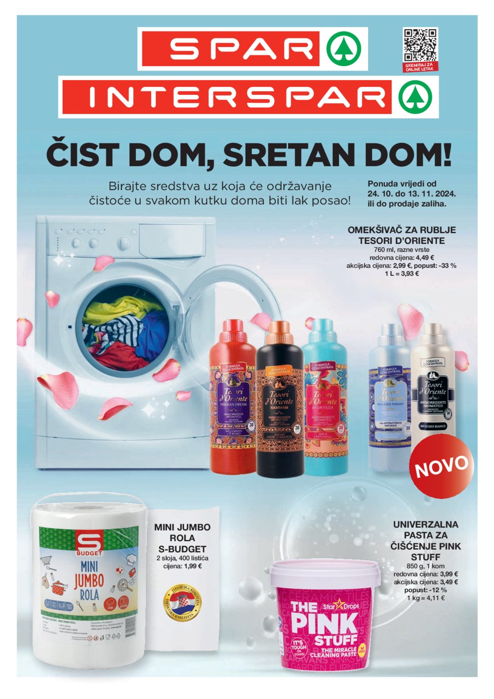 INTERSPAR katalog Kućanstvo 24.10.-13.11.2024.