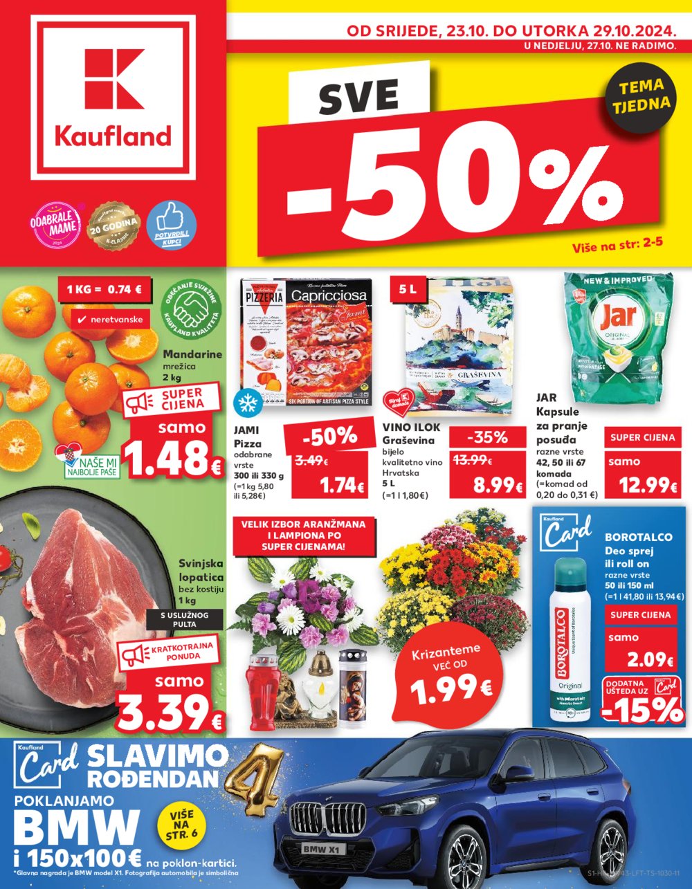 Kaufland katalog Akcija 23.10.-29.10.2024. Odabrane poslovnice