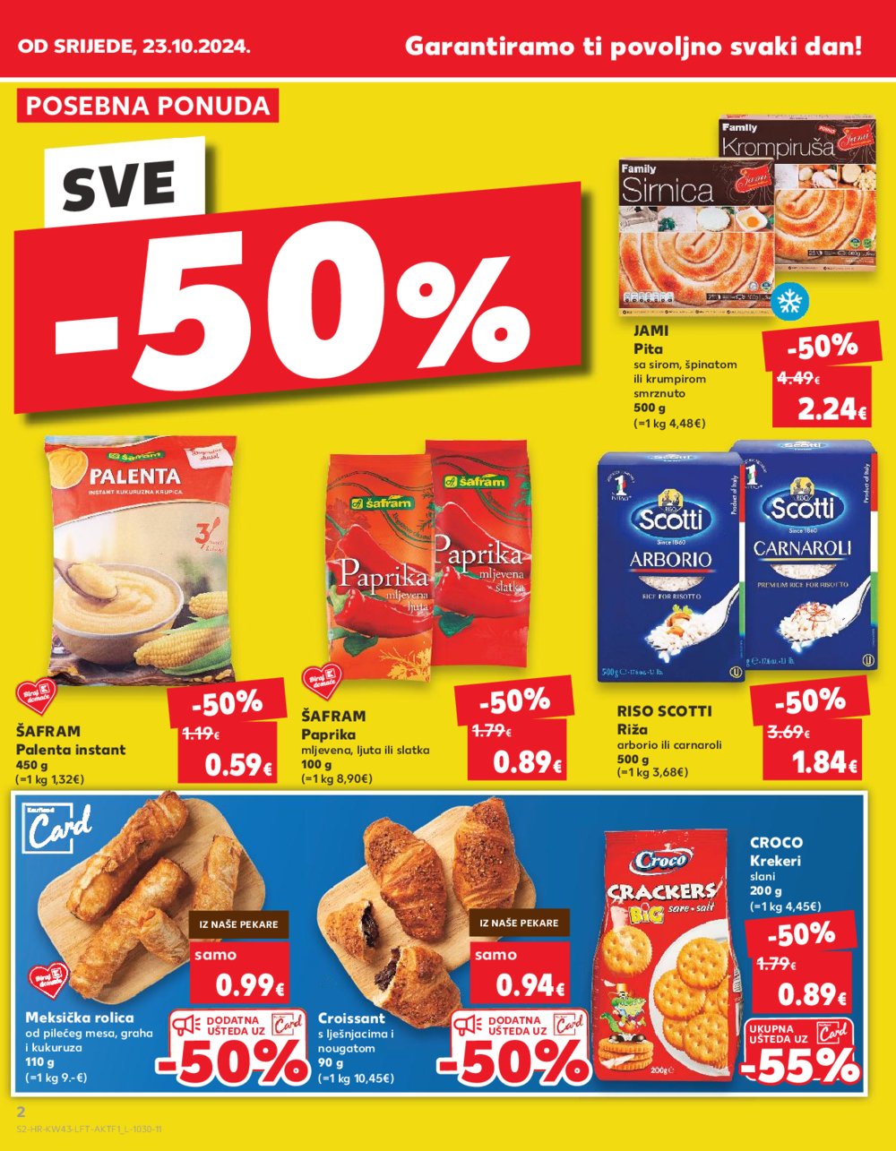 Kaufland katalog Akcija 23.10.-29.10.2024. Odabrane poslovnice