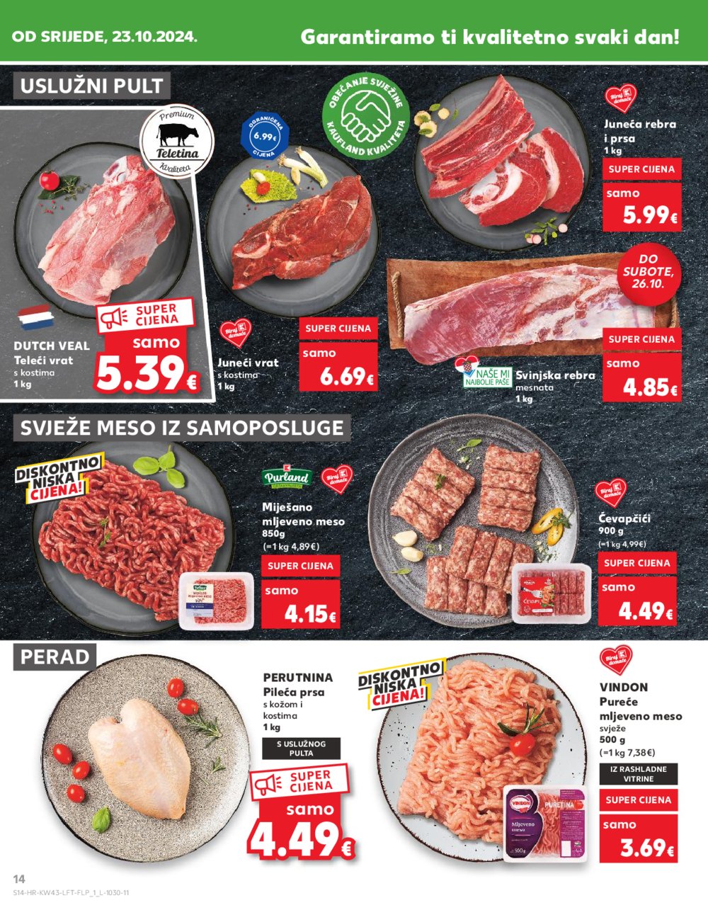 Kaufland katalog Akcija 23.10.-29.10.2024. Odabrane poslovnice