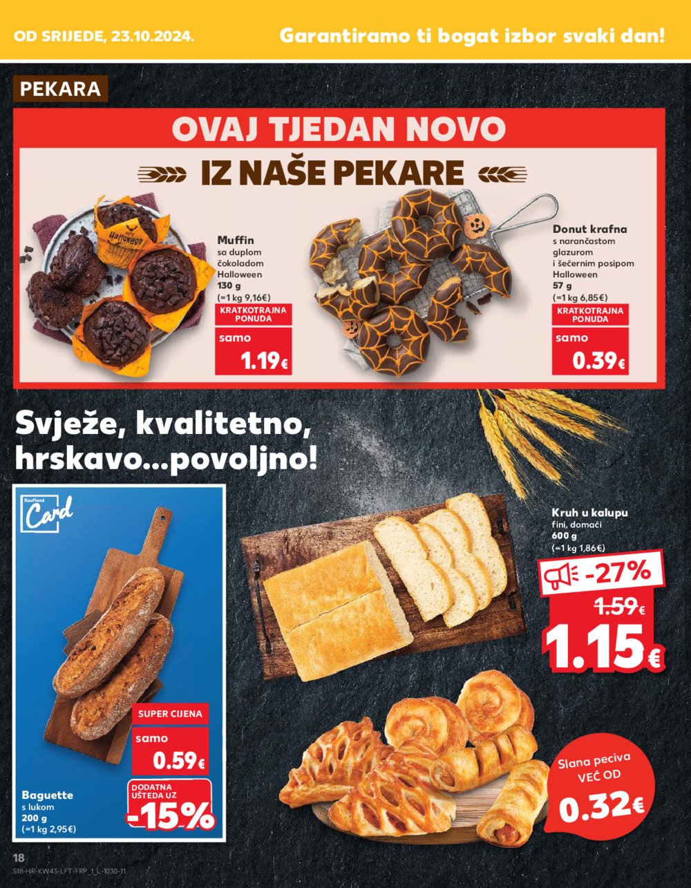 Kaufland katalog Akcija 23.10.-29.10.2024. Odabrane poslovnice