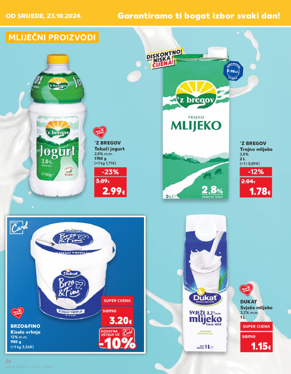 Kaufland katalog Akcija 23.10.-29.10.2024. Odabrane poslovnice