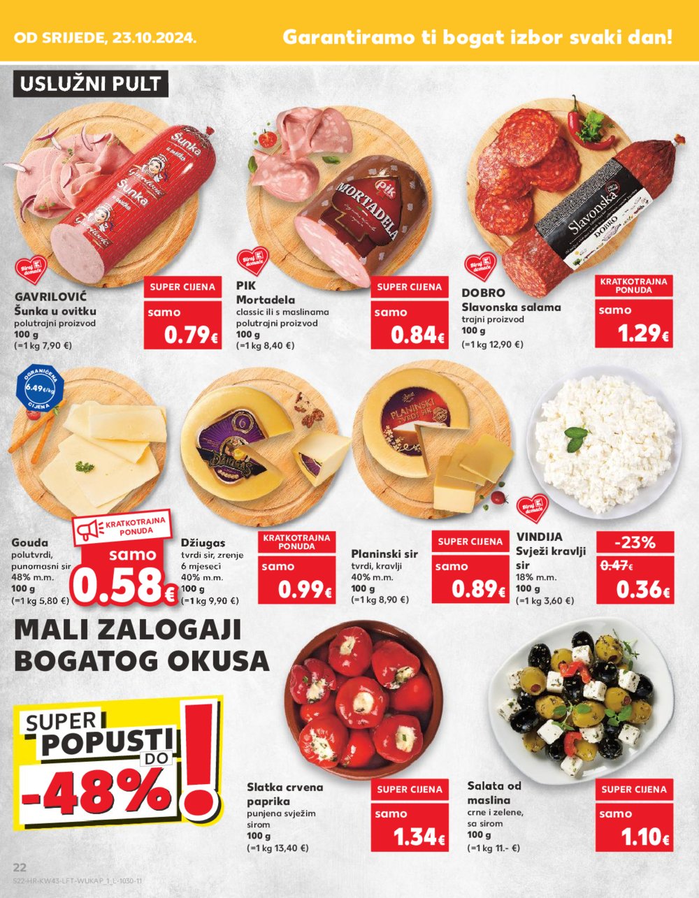 Kaufland katalog Akcija 23.10.-29.10.2024. Odabrane poslovnice