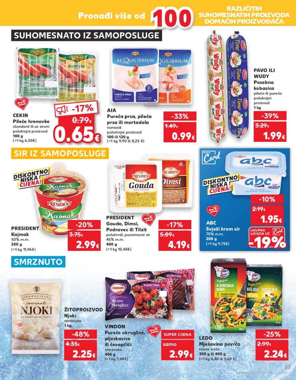 Kaufland katalog Akcija 23.10.-29.10.2024. Odabrane poslovnice