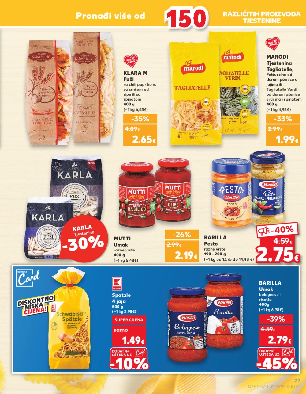 Kaufland katalog Akcija 23.10.-29.10.2024. Odabrane poslovnice