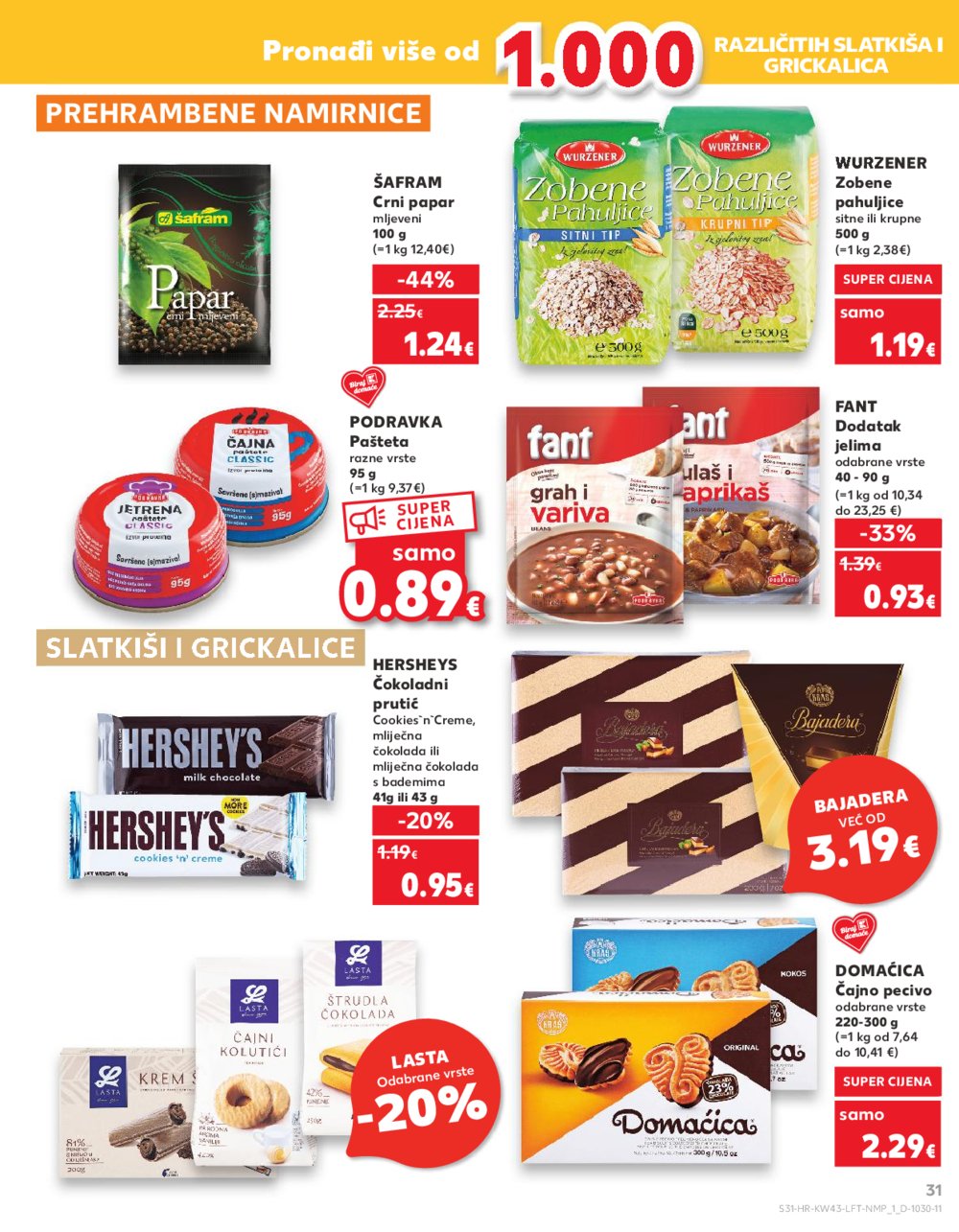 Kaufland katalog Akcija 23.10.-29.10.2024. Odabrane poslovnice