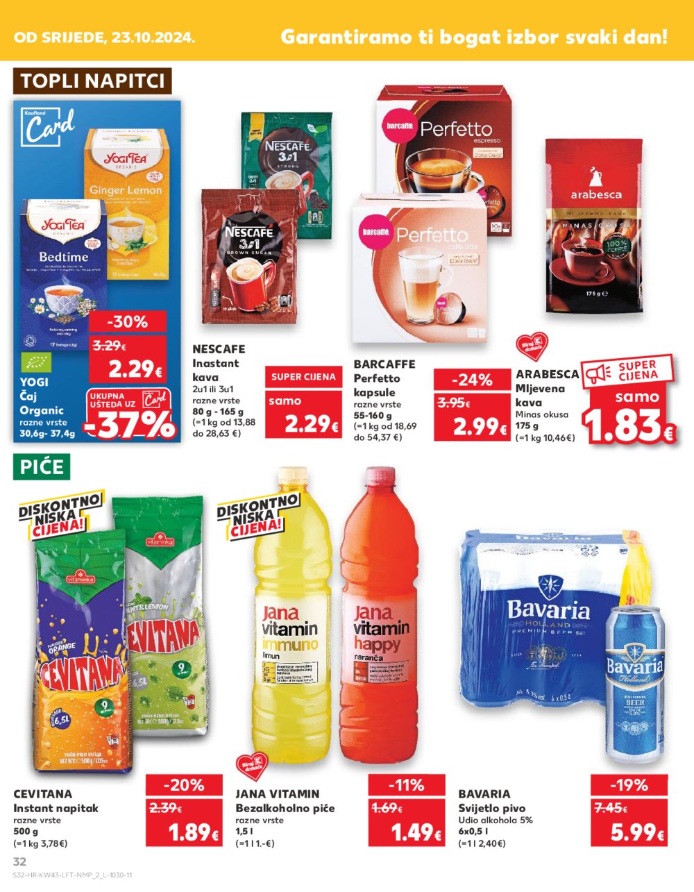 Kaufland katalog Akcija 23.10.-29.10.2024. Odabrane poslovnice