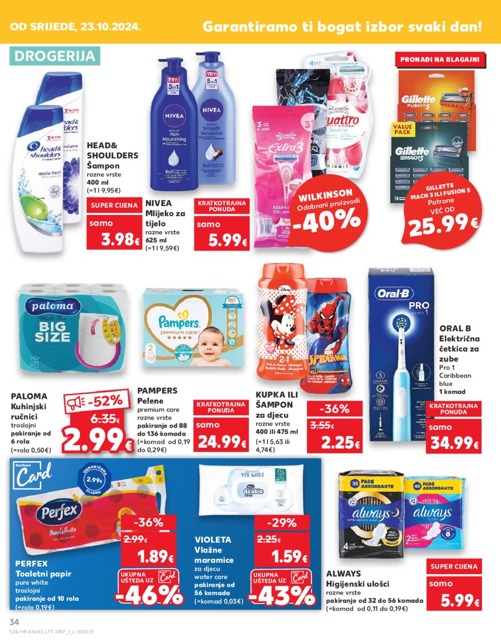 Kaufland katalog Akcija 23.10.-29.10.2024. Odabrane poslovnice