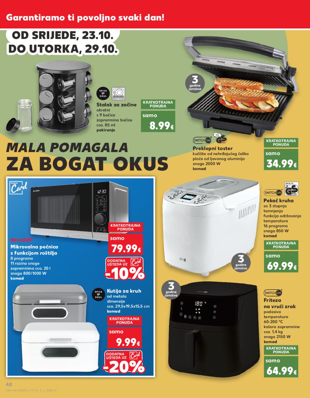 Kaufland katalog Akcija 23.10.-29.10.2024. Odabrane poslovnice