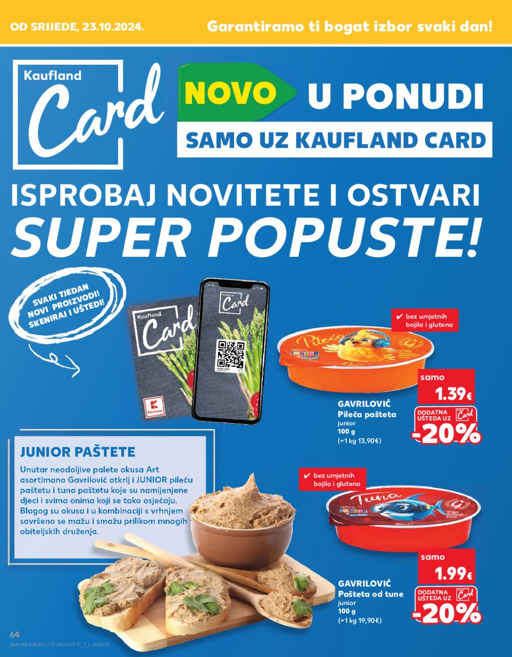 Kaufland katalog Akcija 23.10.-29.10.2024. Odabrane poslovnice