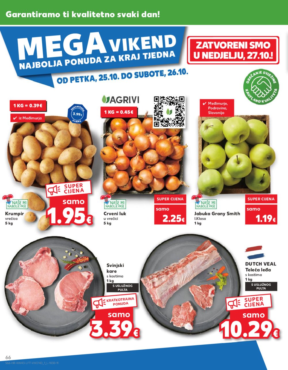 Kaufland katalog Akcija 23.10.-29.10.2024. Odabrane poslovnice