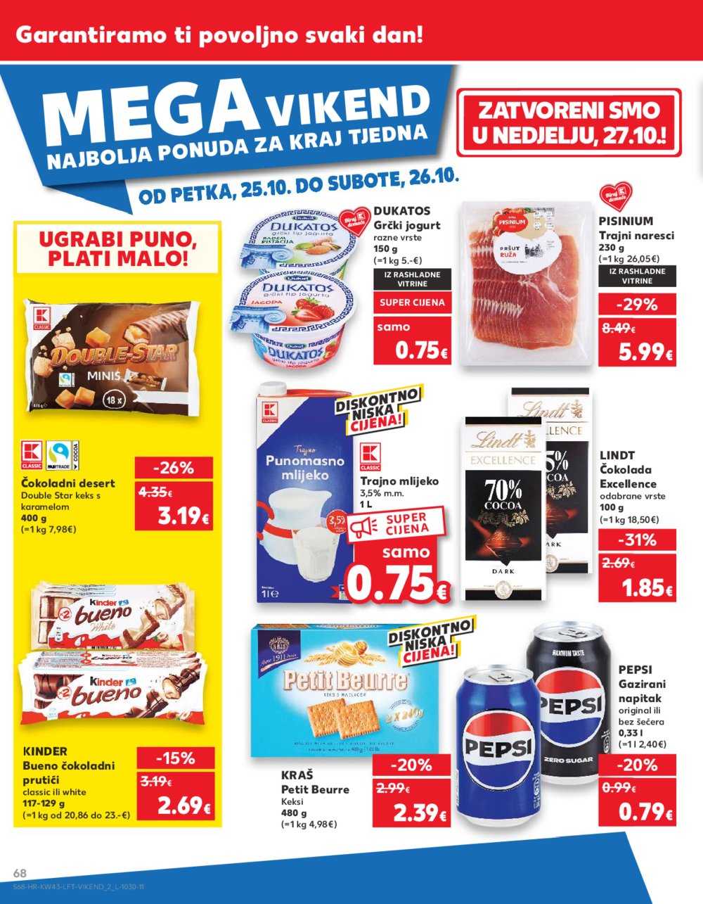 Kaufland katalog Akcija 23.10.-29.10.2024. Odabrane poslovnice