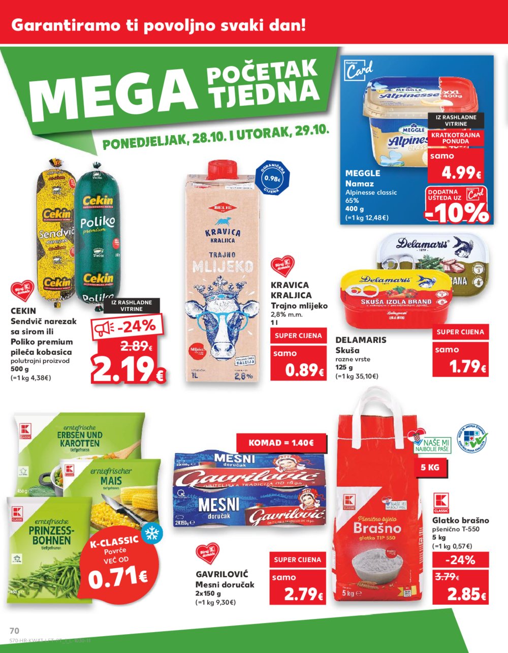 Kaufland katalog Akcija 23.10.-29.10.2024. Odabrane poslovnice