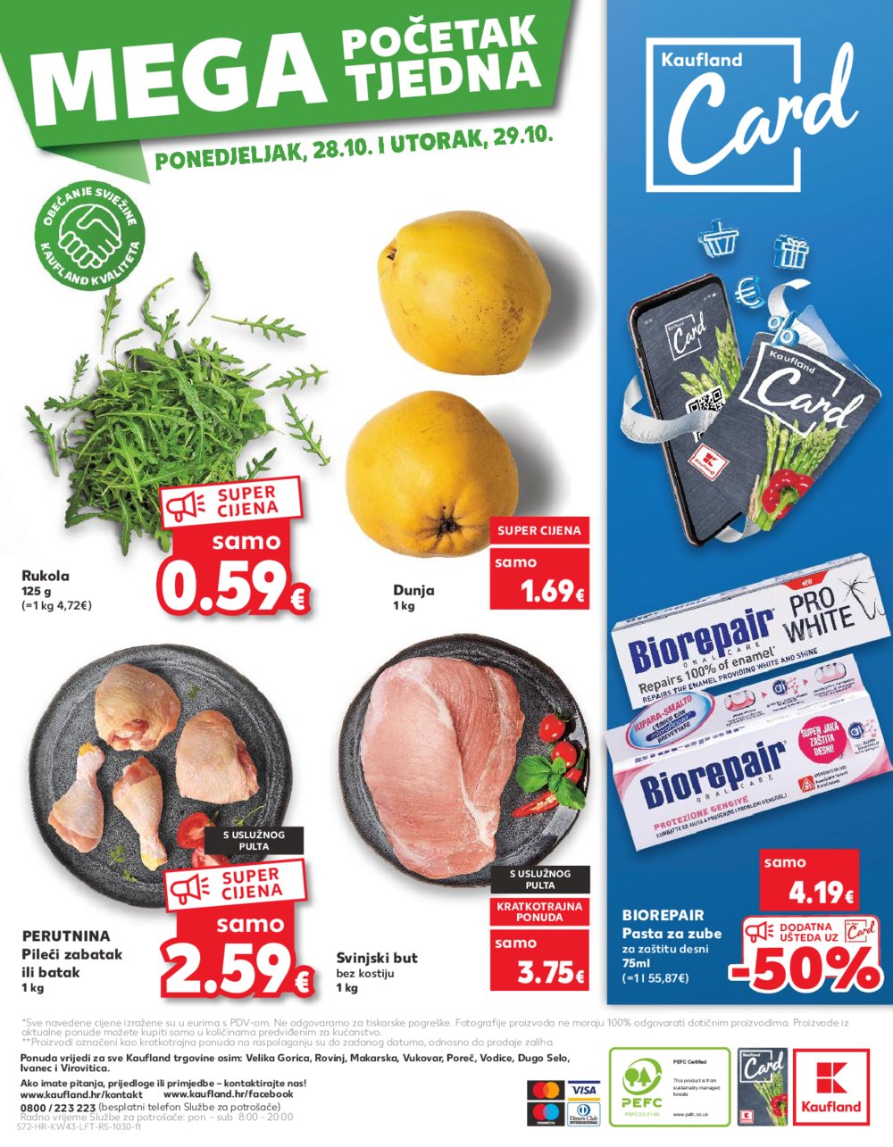 Kaufland katalog Akcija 23.10.-29.10.2024. Odabrane poslovnice