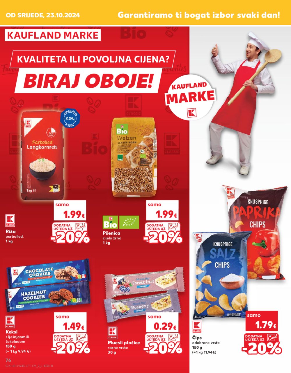 Kaufland katalog Akcija 23.10.-29.10.2024. Odabrane poslovnice