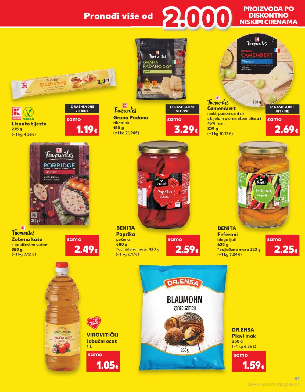 Kaufland katalog Akcija 23.10.-29.10.2024. Odabrane poslovnice