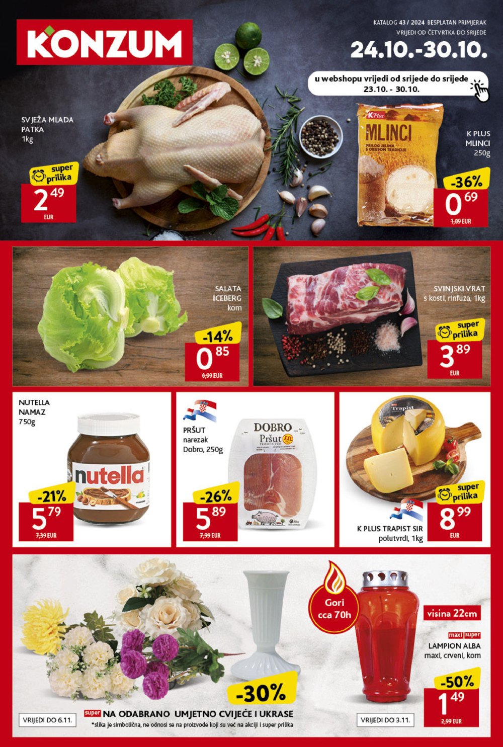 Konzum katalog Akcija 24.10.-30.10.2024.