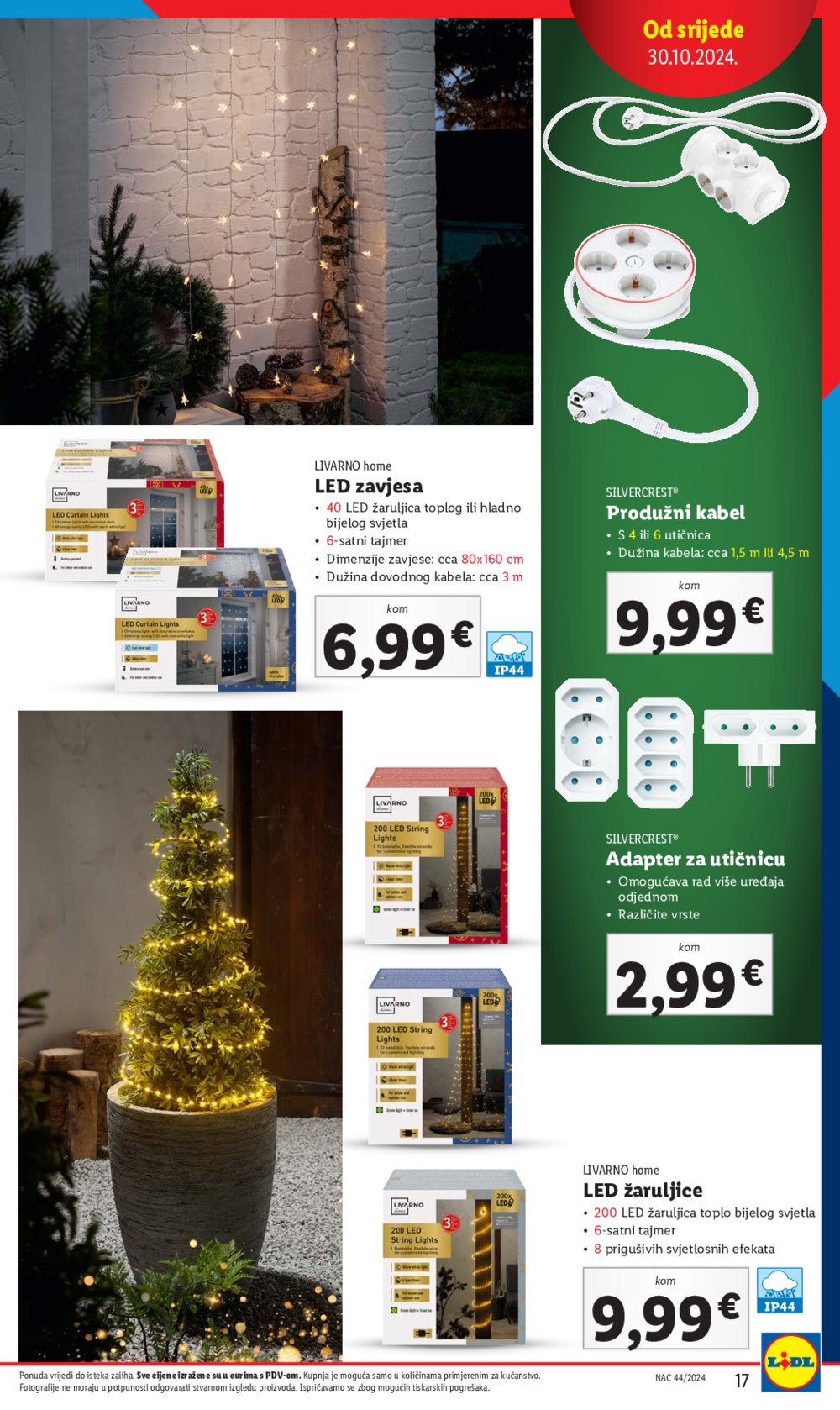 Lidl katalog Blagdani od 30.10.2024.