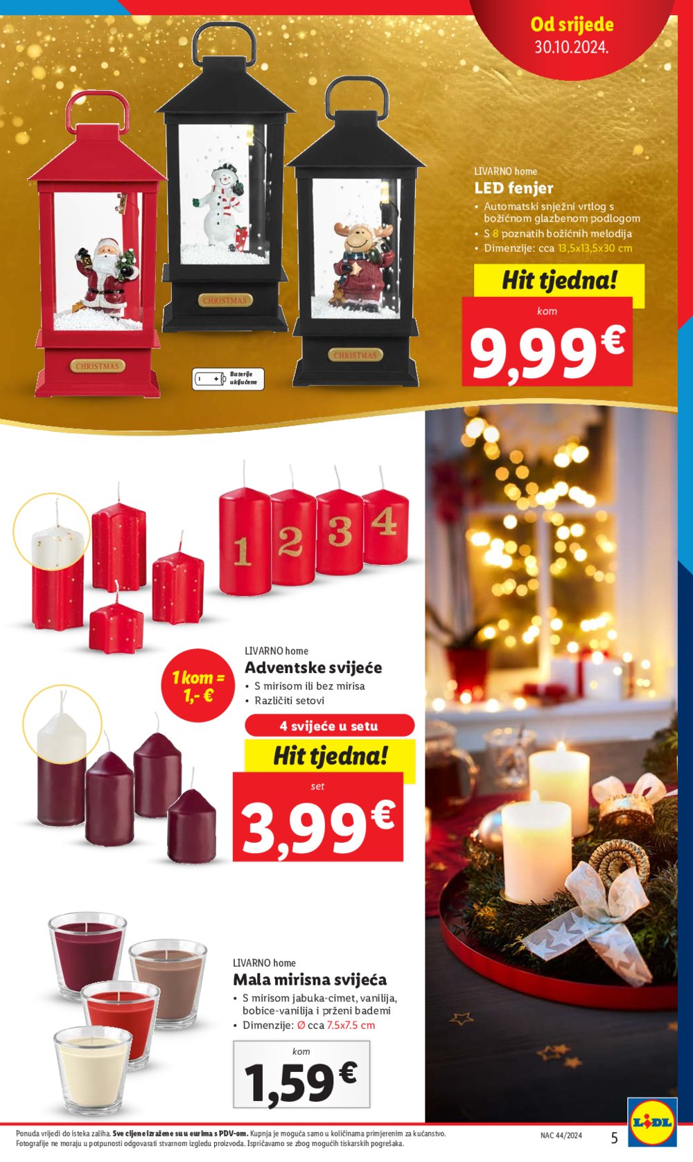 Lidl katalog Blagdani od 30.10.2024.