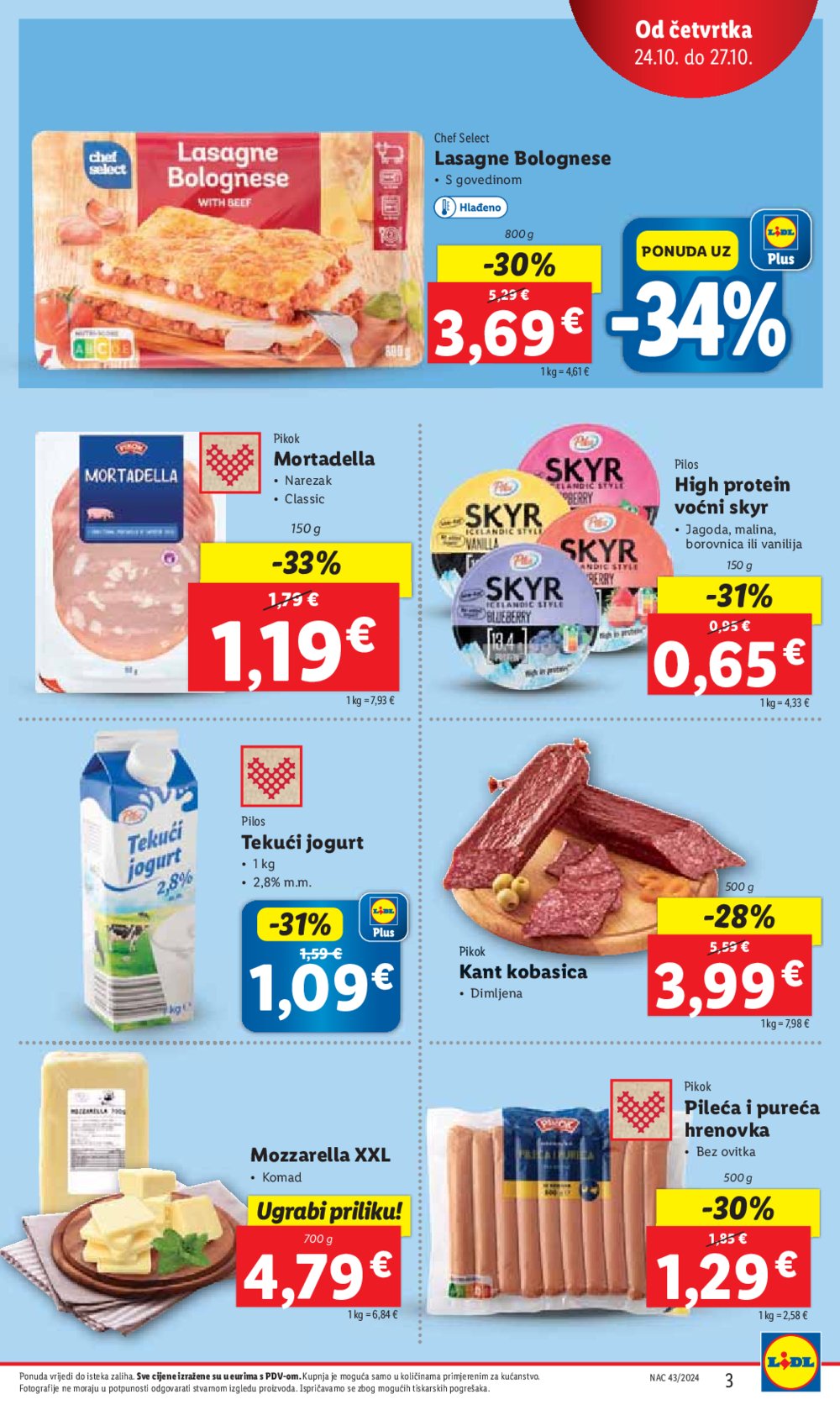 Lidl katalog Super ponuda od četvrtka 24.10.-27.10.2024.